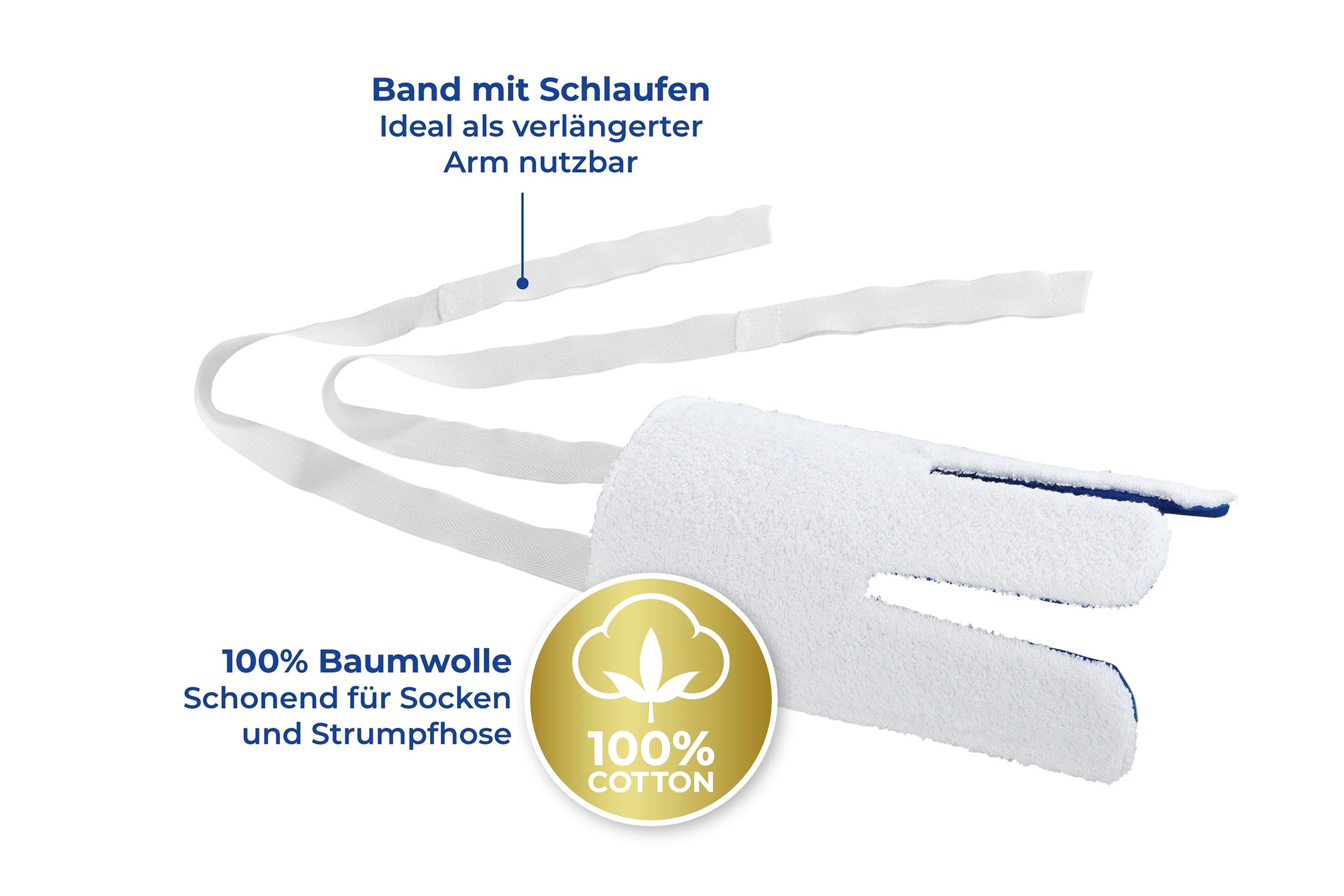 Maximex Anziehhilfe »für Strümpfe, mit 10 Paar stützenden Socken«, (Set),  in Einheitsgröße | BAUR
