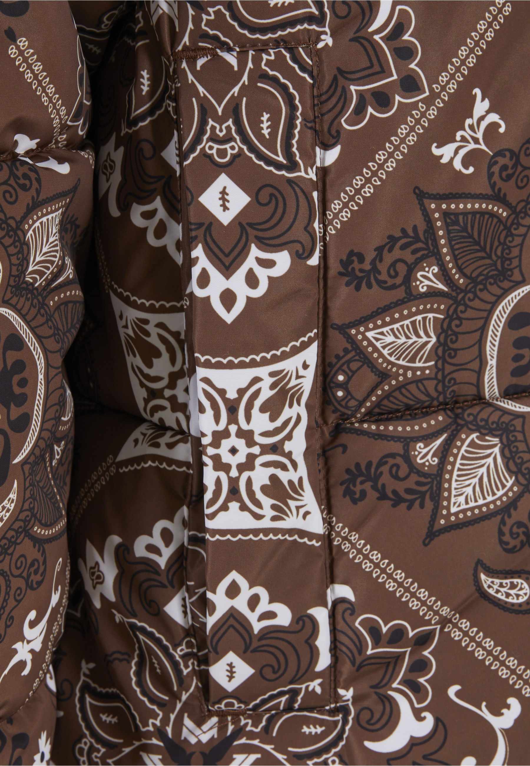 Karl Kani Winterjacke »Karl Kani Herren KM233-037-2 KK OG Paisley Puffer Jacket« 1 Stk. tlg. mit Kapuze