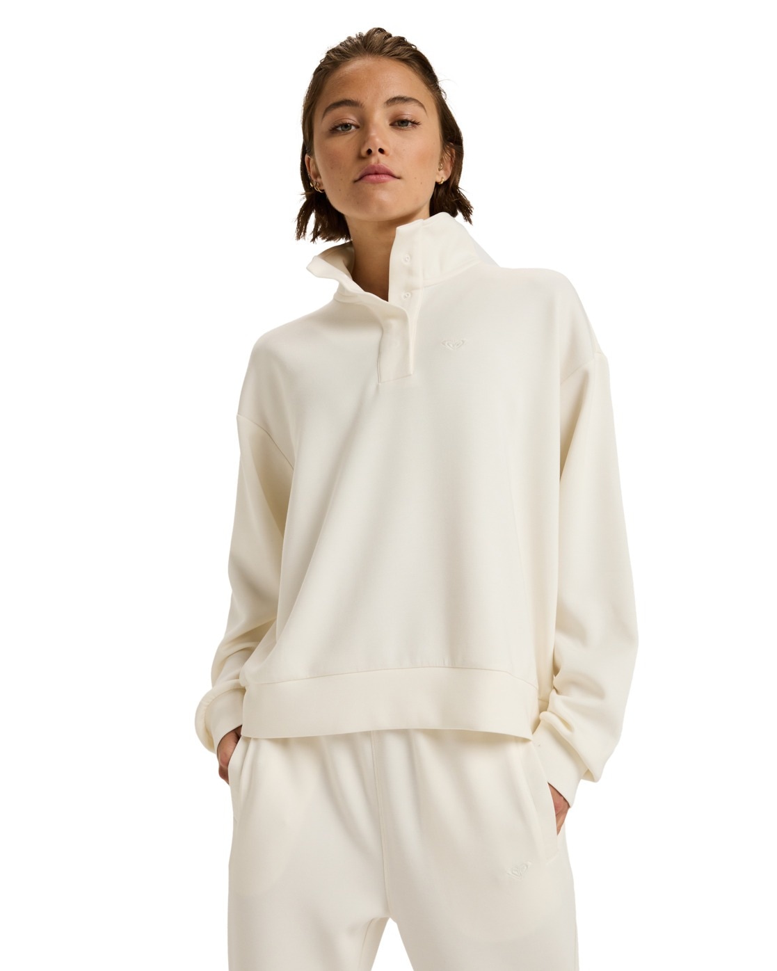 Roxy Sweatshirt "Rise & Vibe Sweet" günstig online kaufen