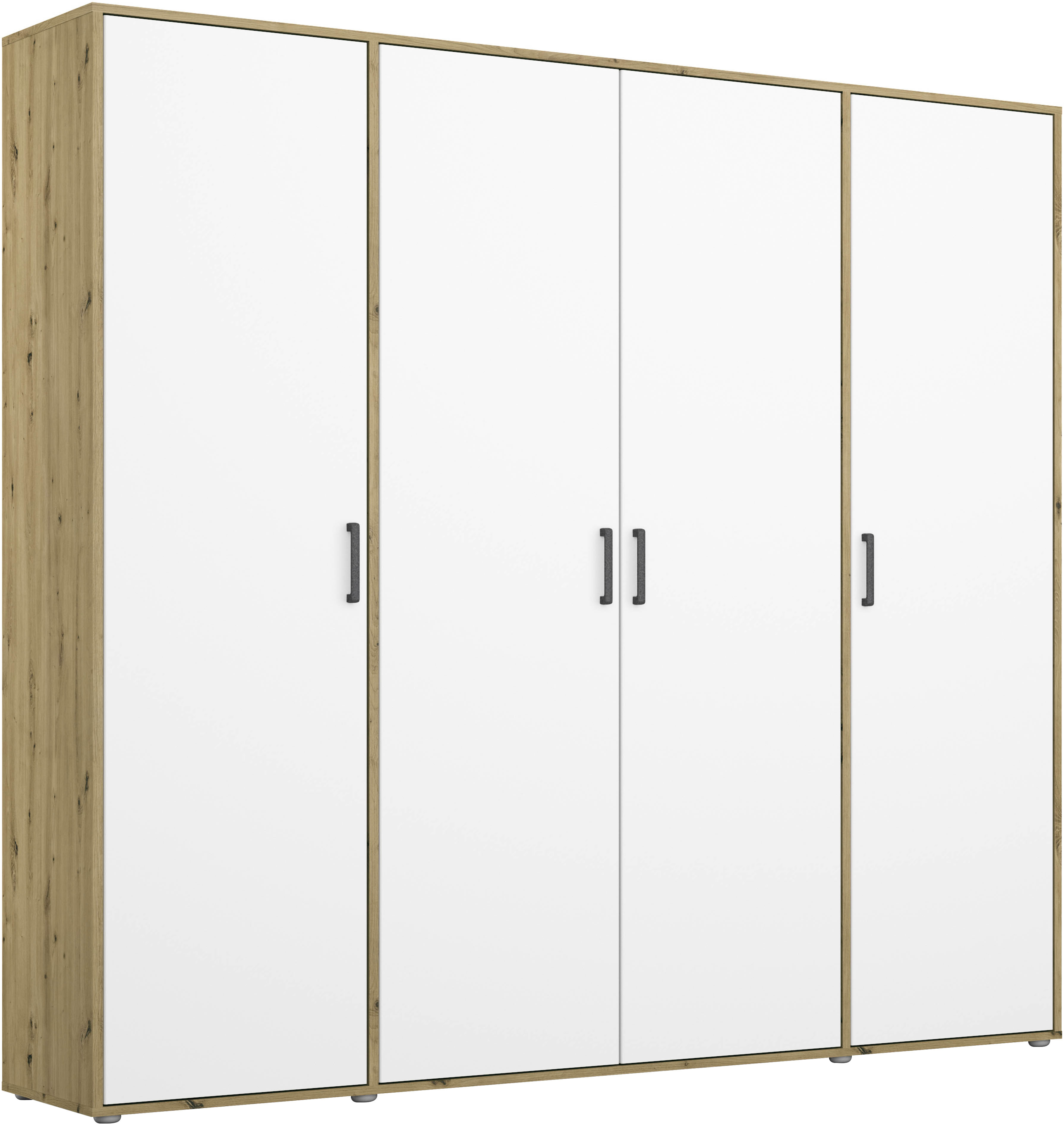 rauch Kleiderschrank "VOYAGER Garderobe Wäscheschrank Schlafzimmer" in 3 verschiedenen Ausstattungen BASIC/CLASSIC/PREMIUM, mit 2 modernen Griffvarianten, viel Stauraum MADE IN GERMANY