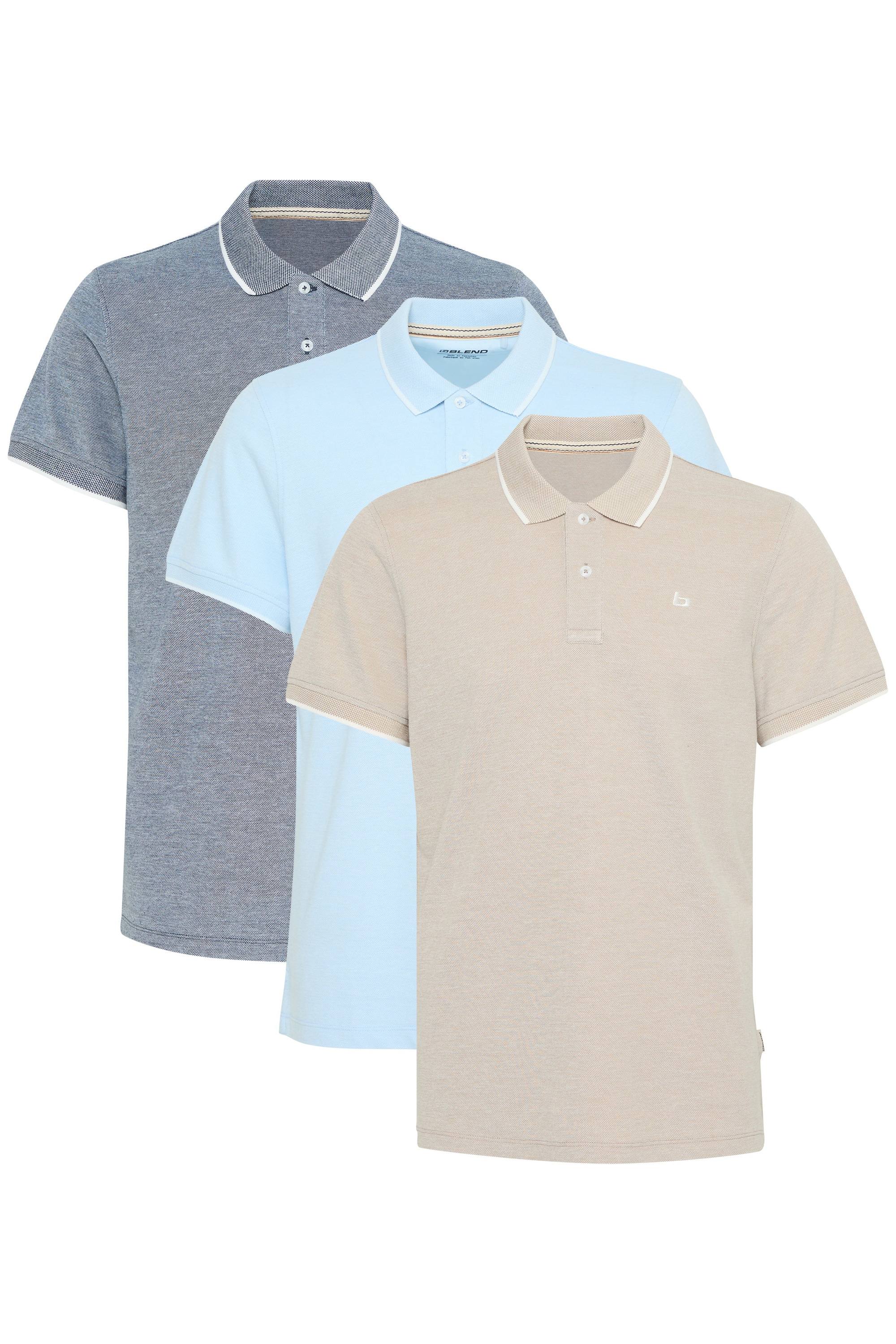 Blend Poloshirt "Poloshirt BHpolo 3 Pack"
