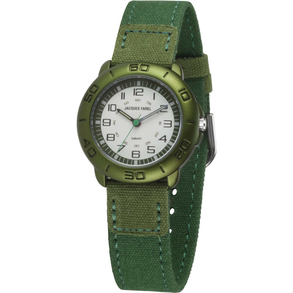 Jacques Farel Quarzuhr »ORGS 657«, Armbanduhr, Kinderuhr, ideal auch als Geschenk