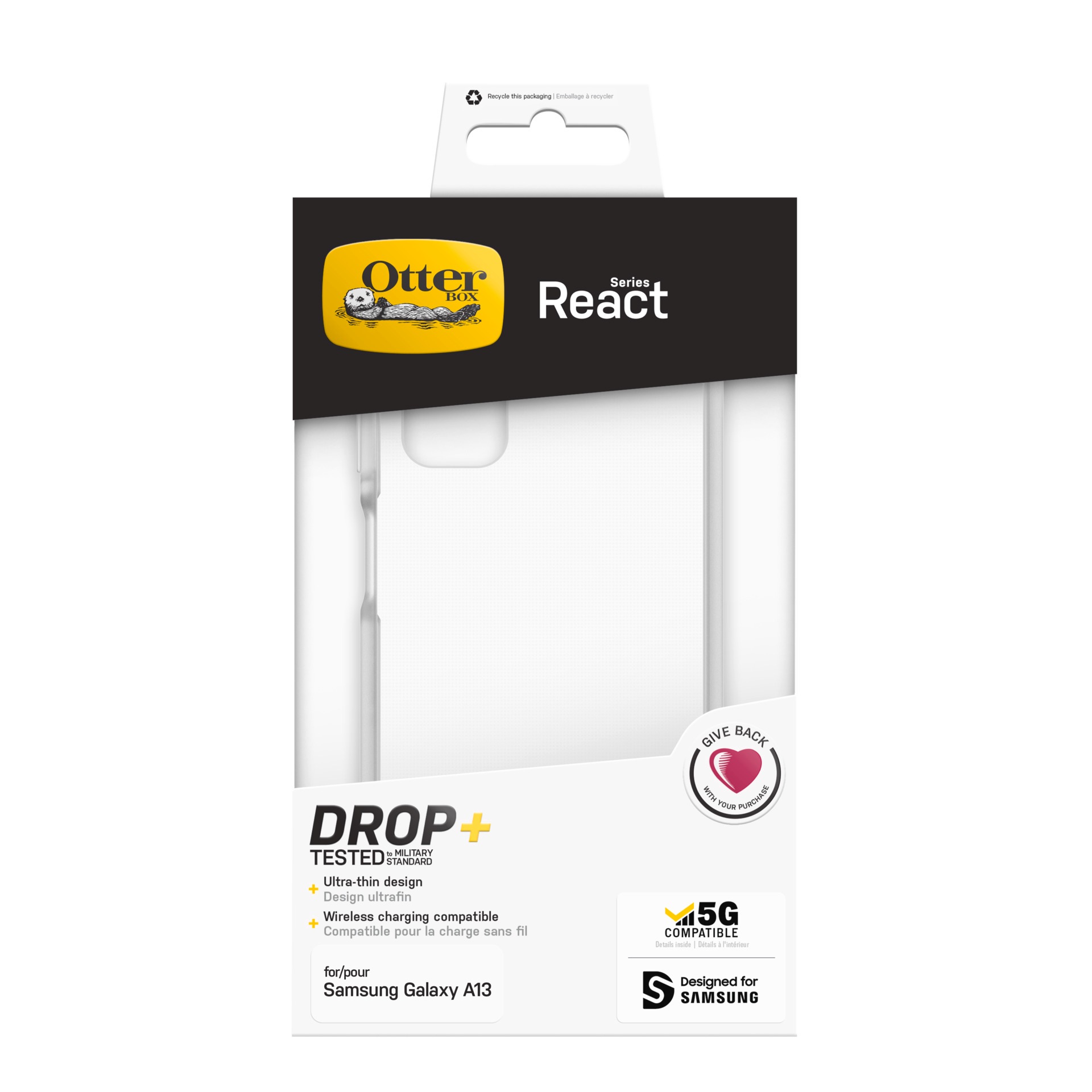 Otterbox Backcover »React«, Samsung Galaxy A13, 16,8 cm (6,6 Zoll), passend für Samsung Galaxy A13