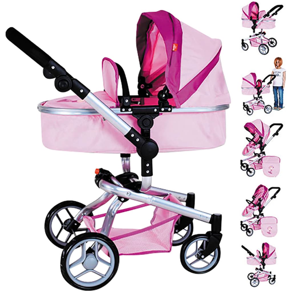 Knorrtoys® Kombi-Puppenwagen »Boonk, princess pink«