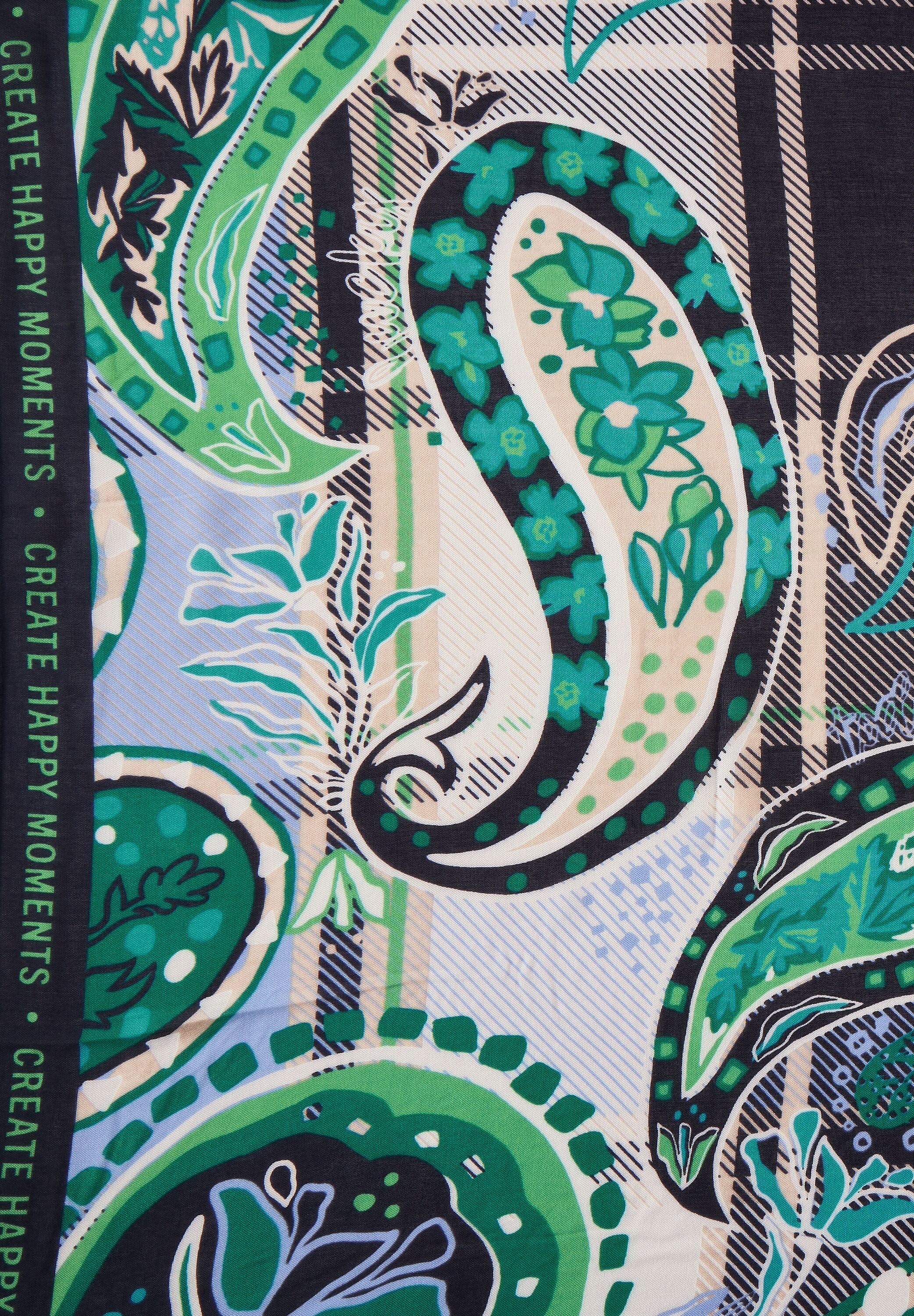 Cecil Modetuch »Print Cloth quadratisches Wording und Tuch mit BAUR Print«, bestellen | Muster für Paisley