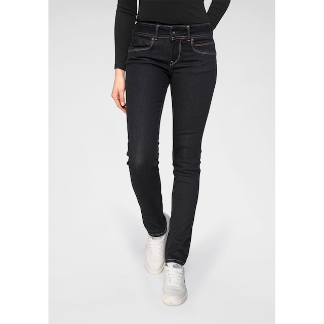 Pepe Jeans Slim-fit-Jeans »NEW BROOKE«, mit 1-Knopf Bund und  Reißverschlusstasche bestellen | BAUR