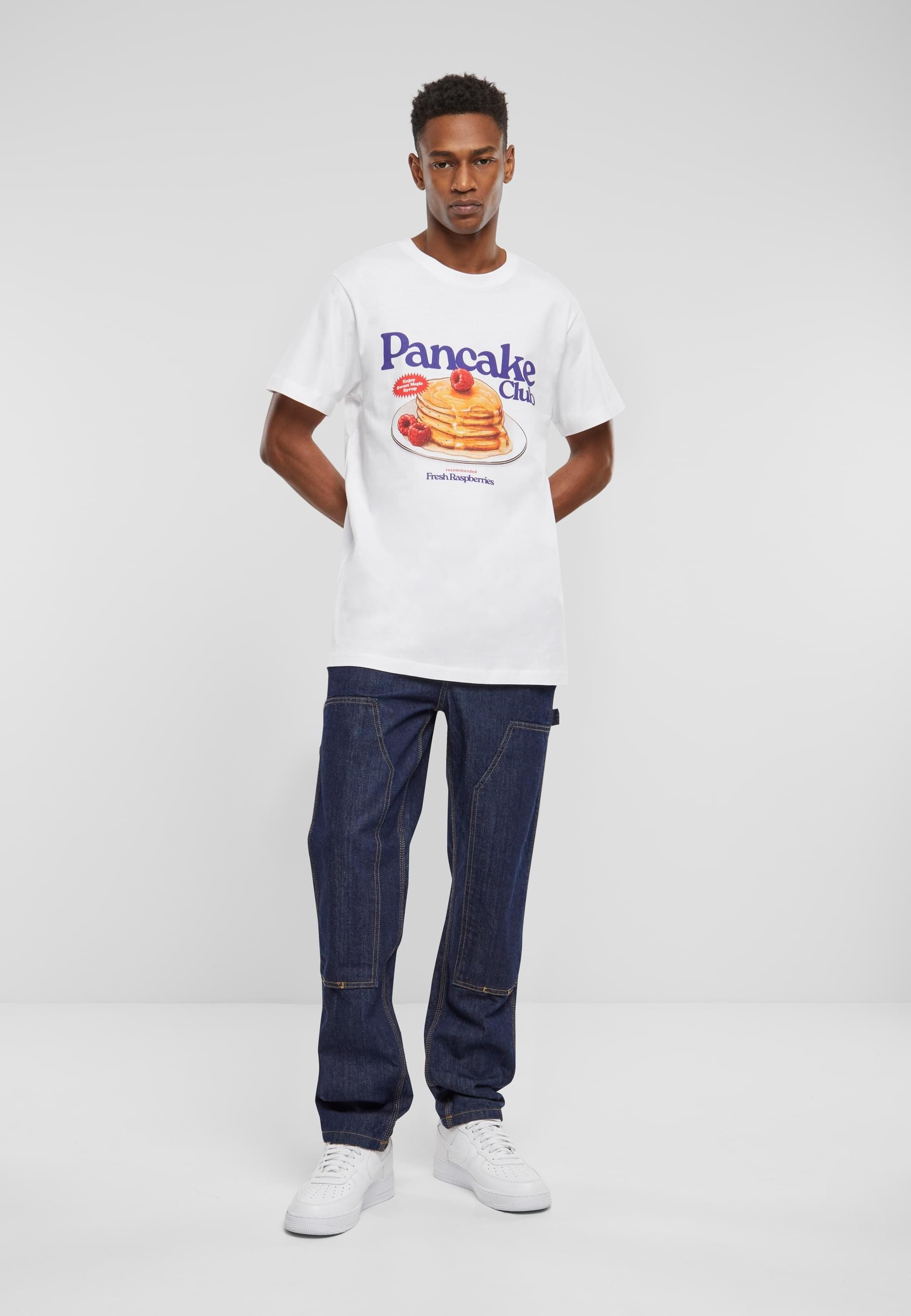 MisterTee T-Shirt »MisterTee Herren Pancake Club Tee«, (1 tlg.)