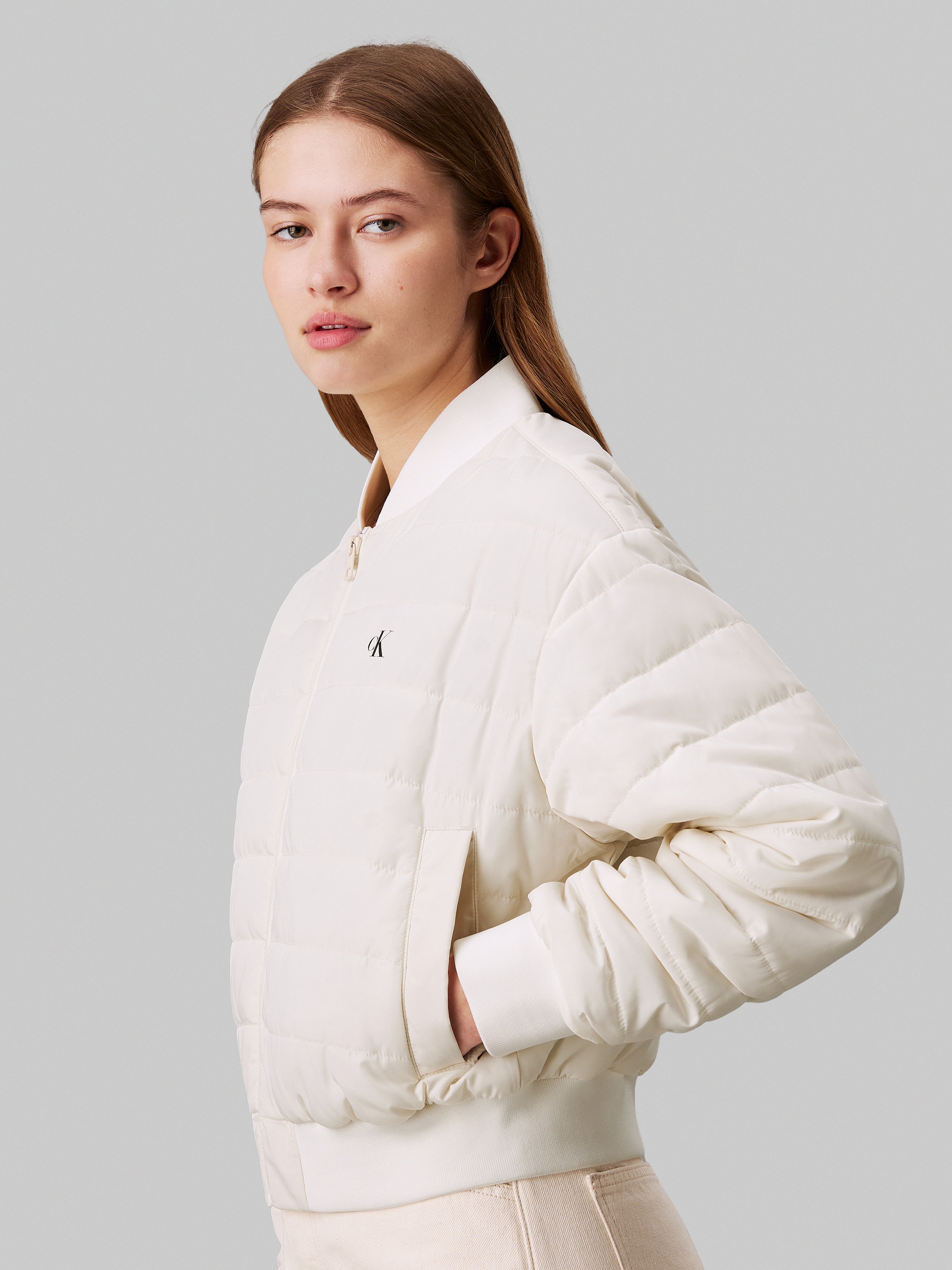 Calvin Klein Jeans Outdoorjacke "QUILTED BOMBER" günstig online kaufen