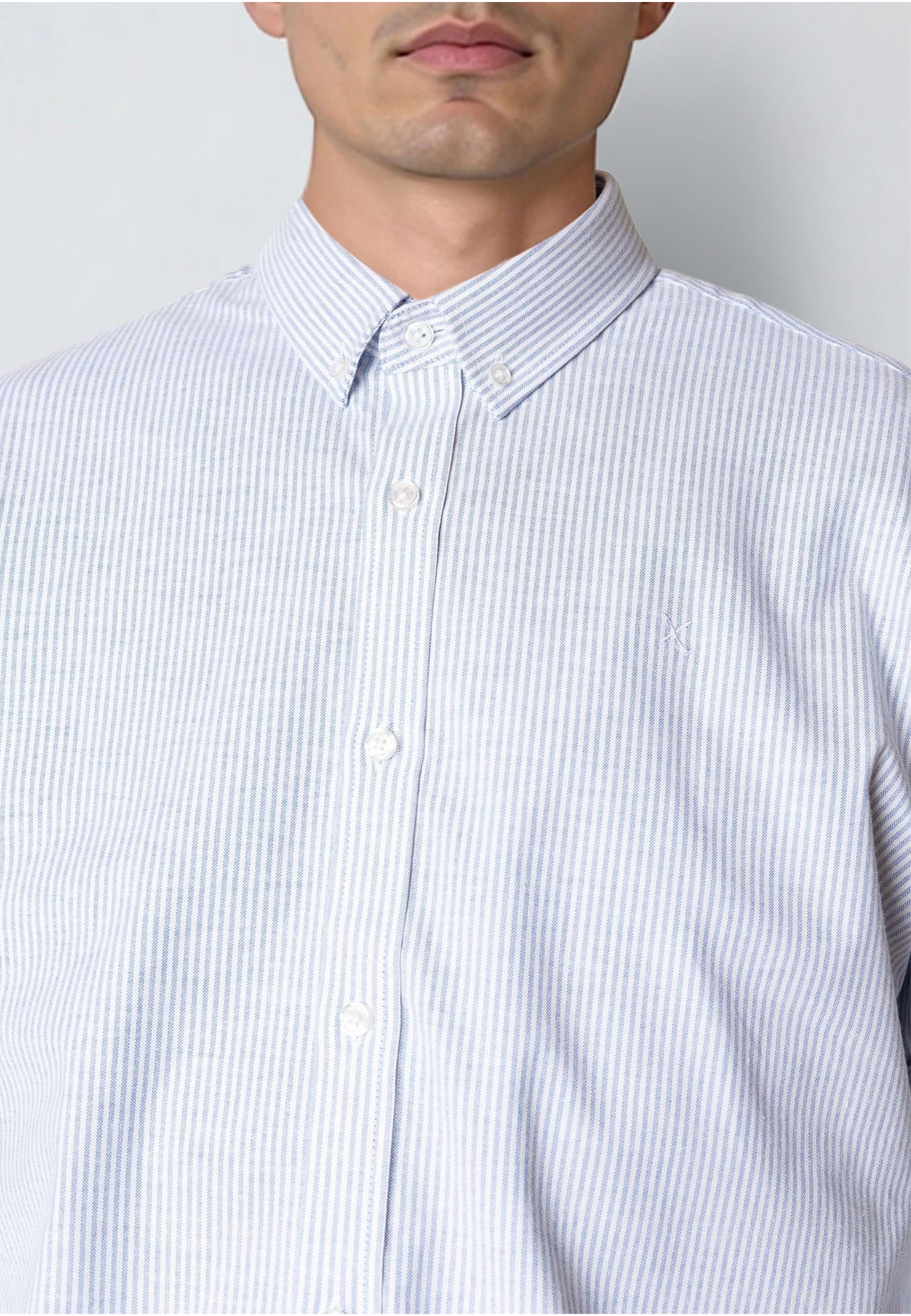 Clean Cut Copenhagen Langarmhemd »Clean Cut Copenhagen Oxford Stretch Stripe L/S« 1