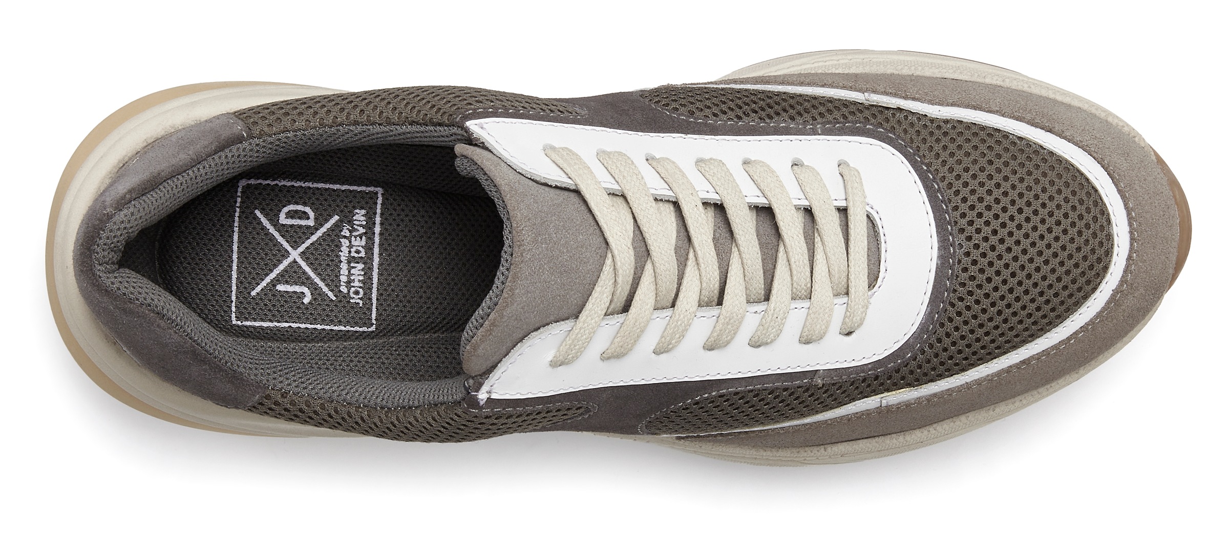 John Devin Sneaker »Halbschuh,«  runde Schuhspitze, Schnürung, bequeme Sohle, aus Leder