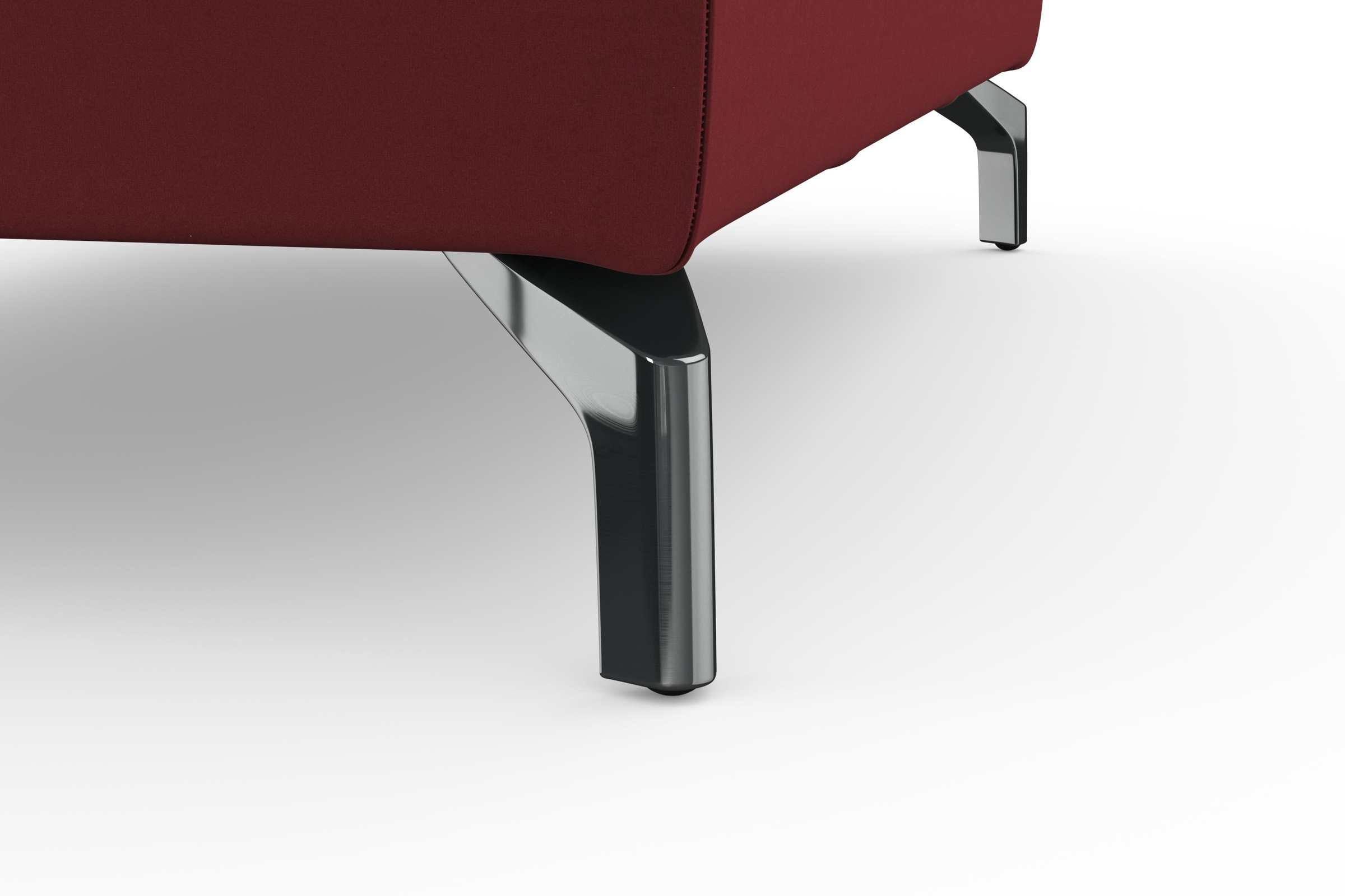 sit&more Hocker »Bendigo«, mit Klappfunktion, Bodenfreiheit 12 cm, wahlweise in 2 Fußfarben
