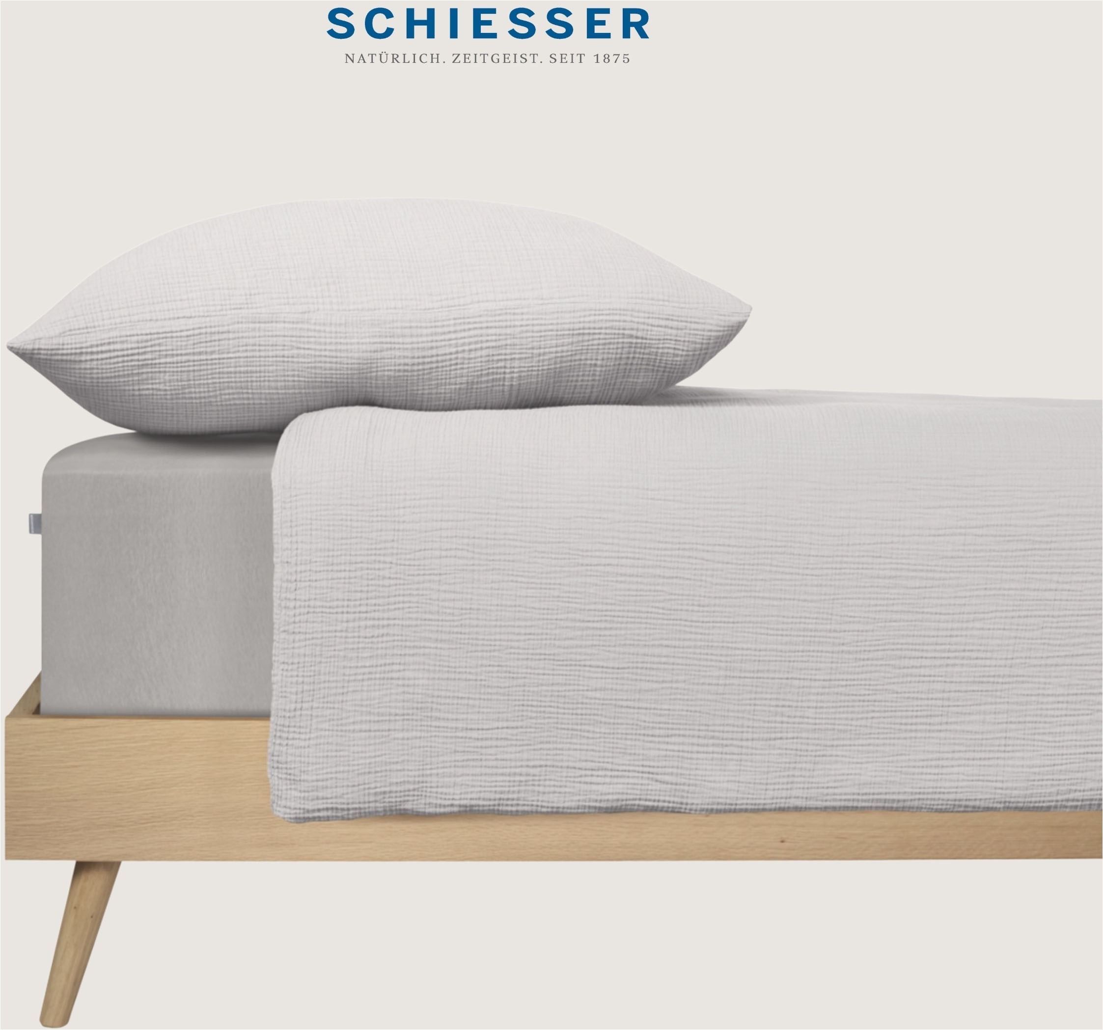 Schiesser Spannbettlaken "Flexi aus 95% Baumwolle und 5% Elastahan in Premi günstig online kaufen