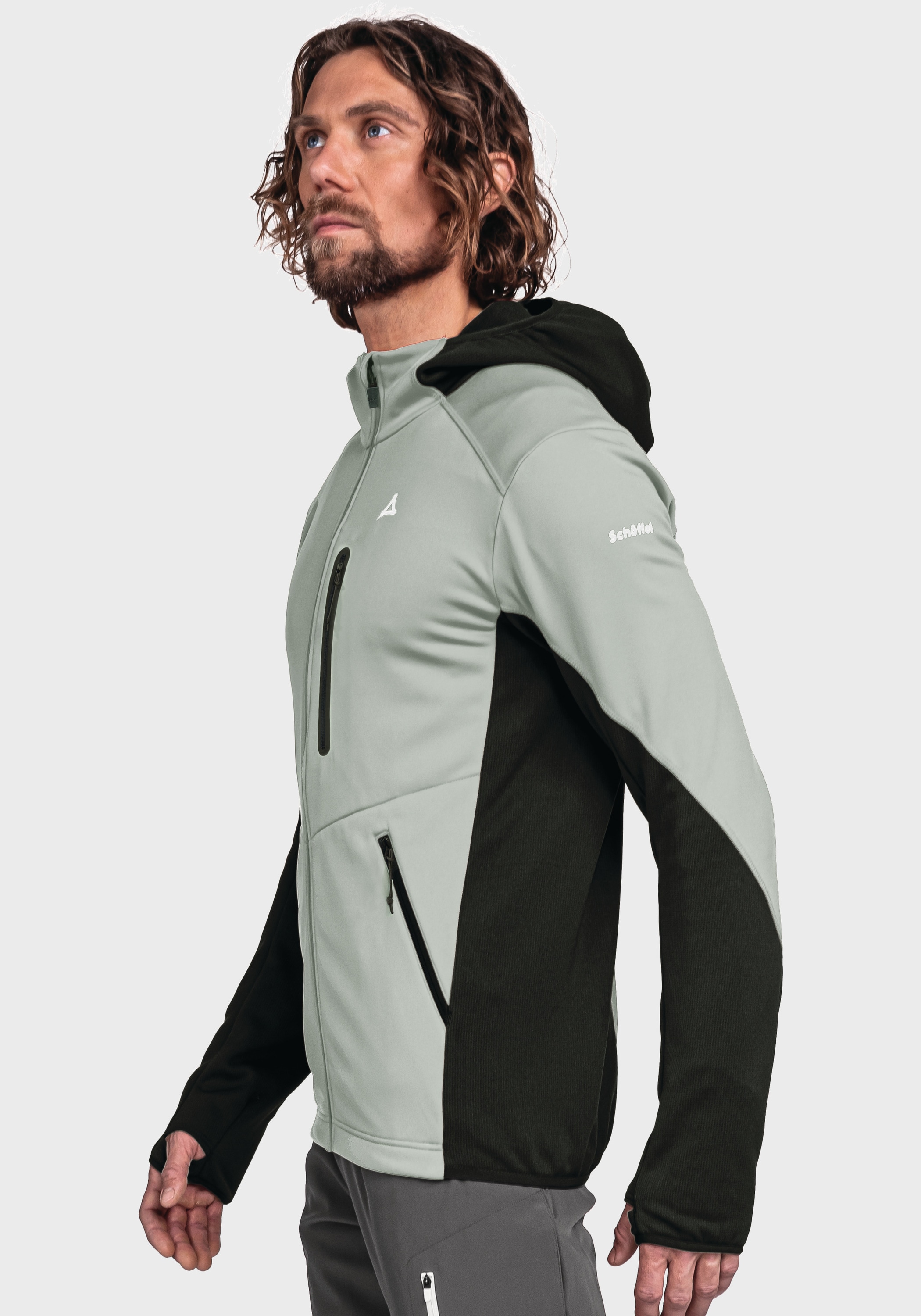 Schöffel Fleecejacke »Fleece Hoody Lodron M« mit Kapuze