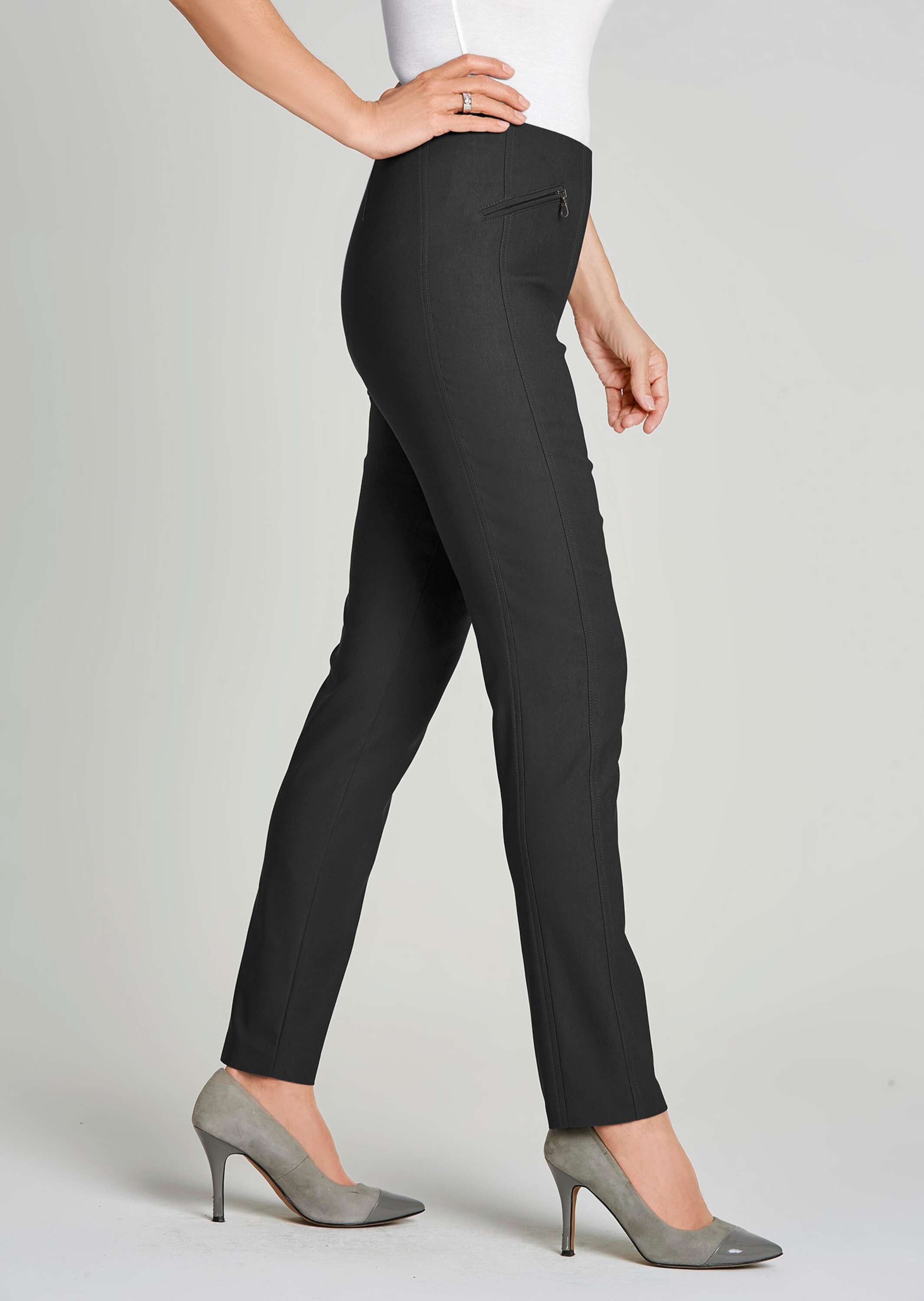 GOLDNER 2-in-1-Hose "Wärmende Schlupfhose LOUISA in knitterarmer Ware" günstig online kaufen