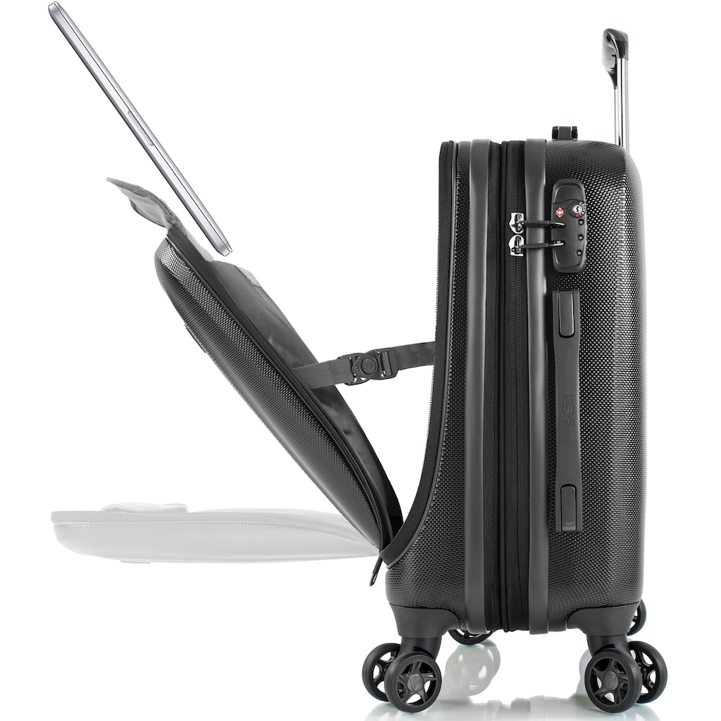 Heys Hartschalen-Trolley »Vantage Smart Access, 53 cm«, 4 Rollen