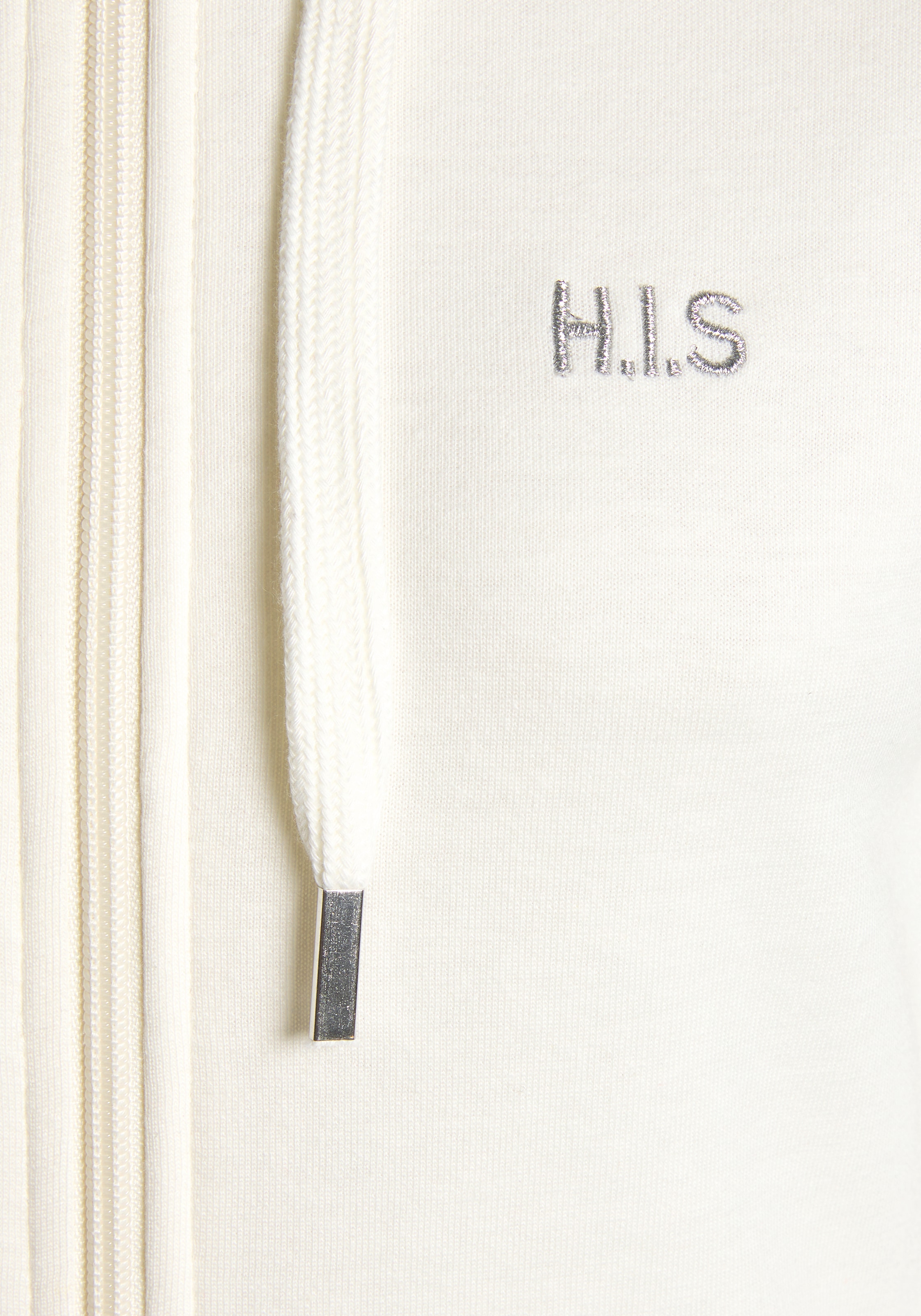 H.I.S Kapuzensweatjacke, mit Piping an den Ärmeln, Loungeanzug