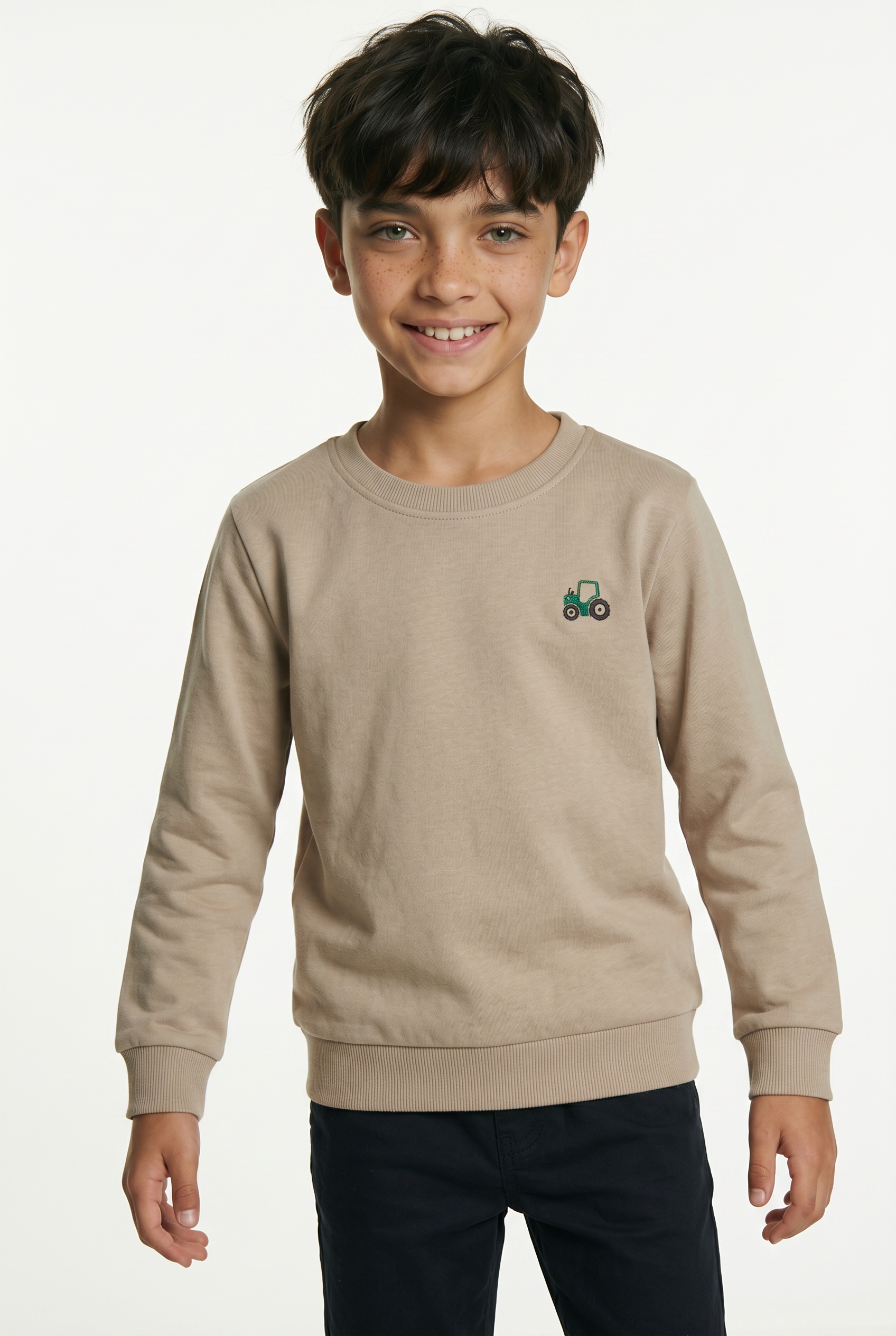 Name It Sweatshirt "Nmmvallen Ls Nreg Sweat Unb", Baumwollmischung, Regular Fit
