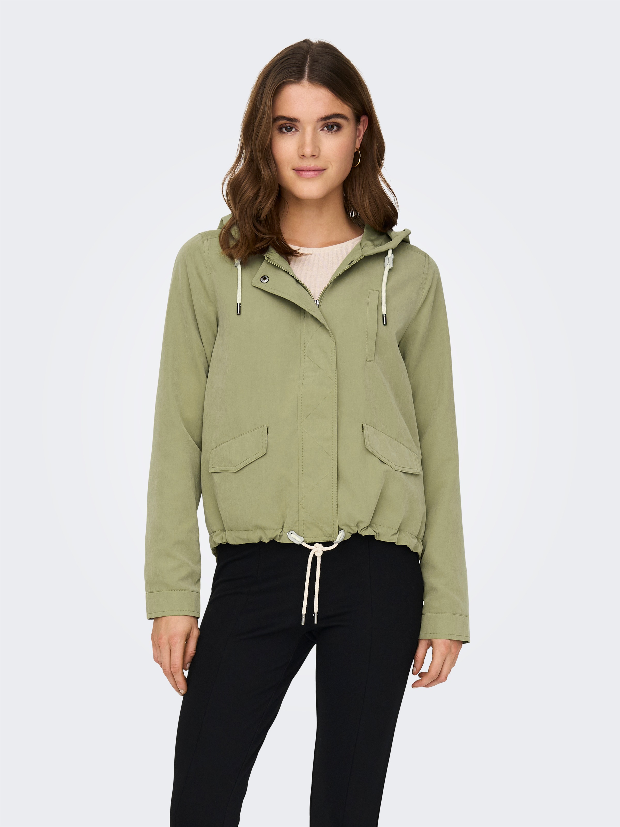 ONLY "ONLSKYLAR HOOD SPRING JACKET CC OTW" mit Kapuze mit günstig online kaufen