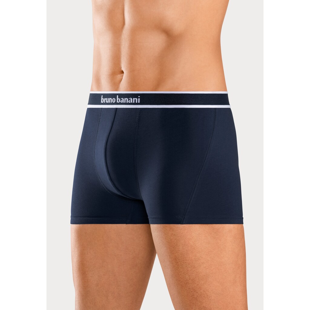 Marken Bruno Banani Bruno Banani Boxer, (4 St.) türkis + lila + blau + navy Marken Bruno Banani Bruno Banani Boxer, (4 St.) türkis + lila + blau + navy
