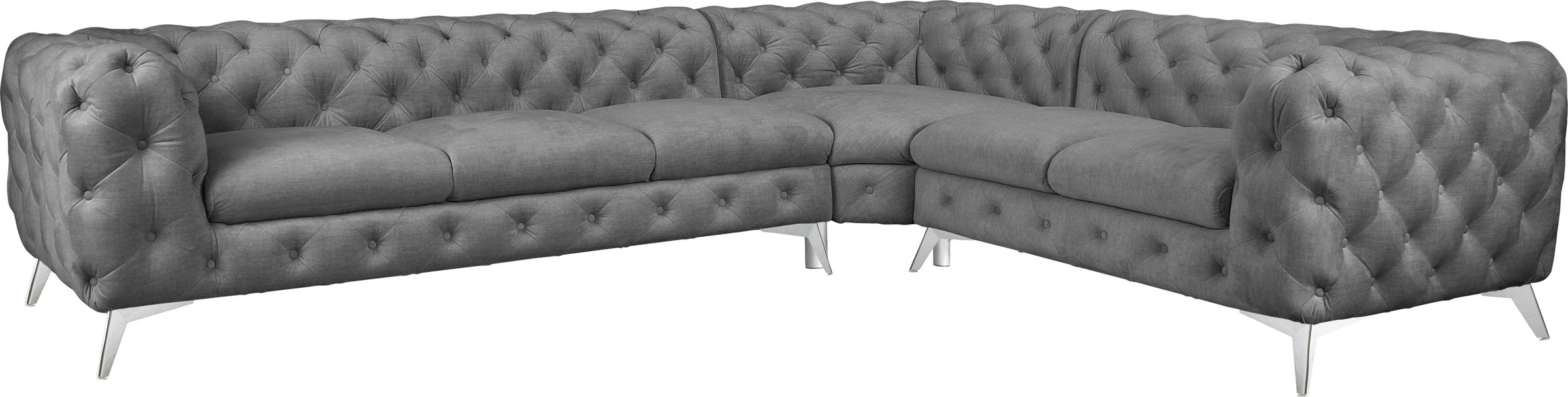 Home Affaire GLYNIS Corner Sofa Light Gray 5