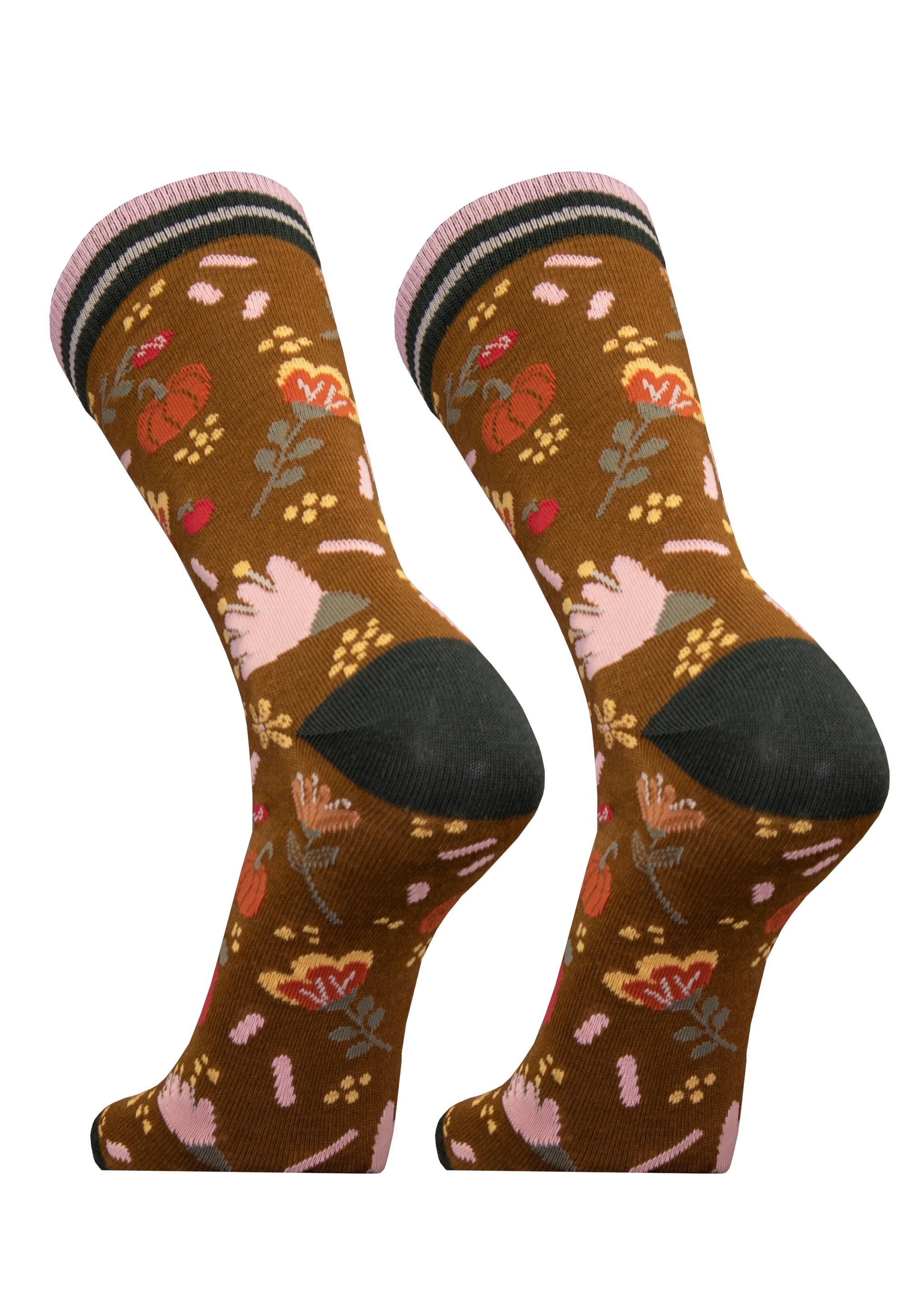 UphillSport Socken »AUTUMN GARDEN 2er Pack«, (2 Paar), in nahtlosem Design