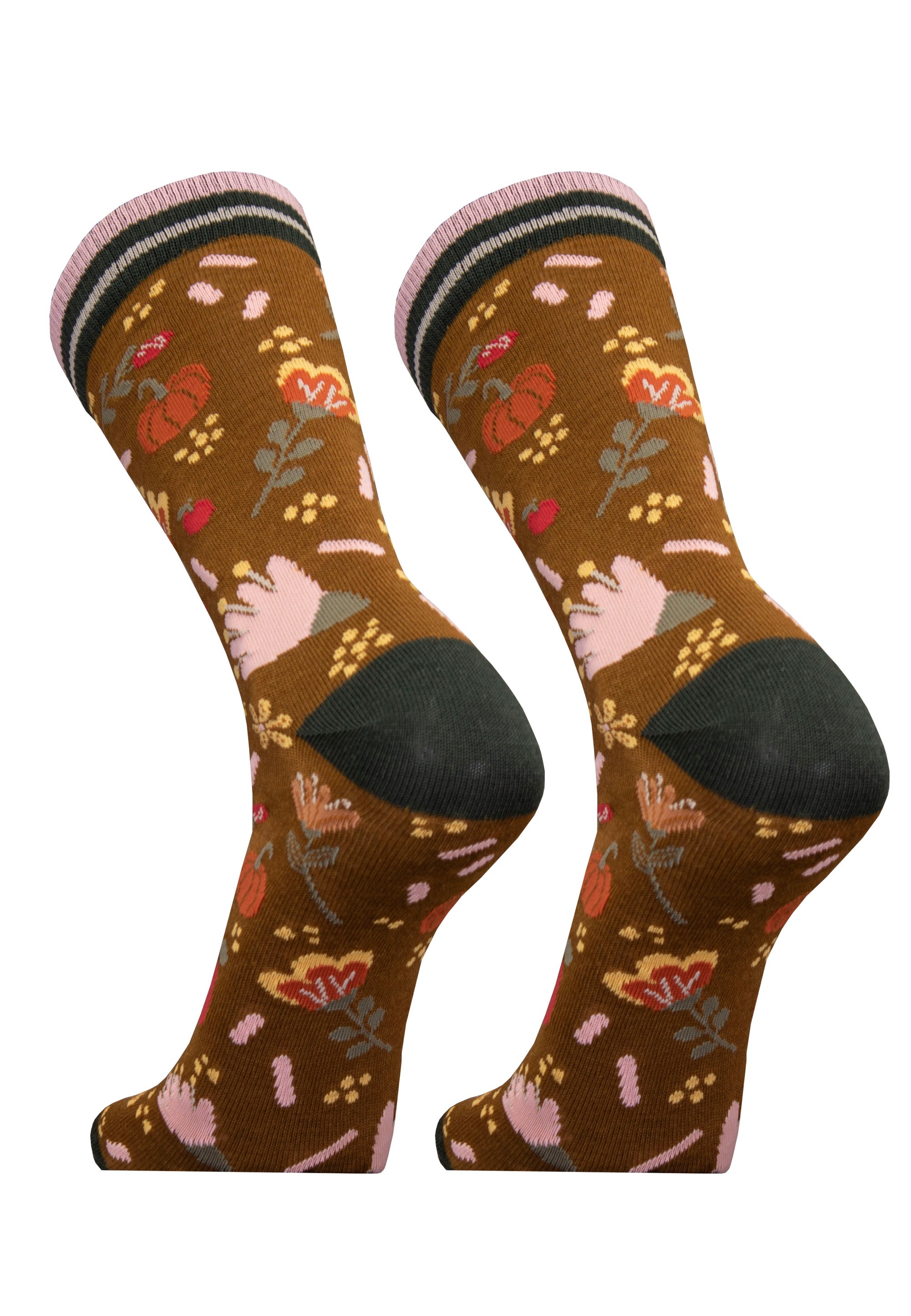 Thumbnail - UphillSport Socken "AUTUMN GARDEN 2er Pack" 2 Stk. tlg. in nahtlosem Design