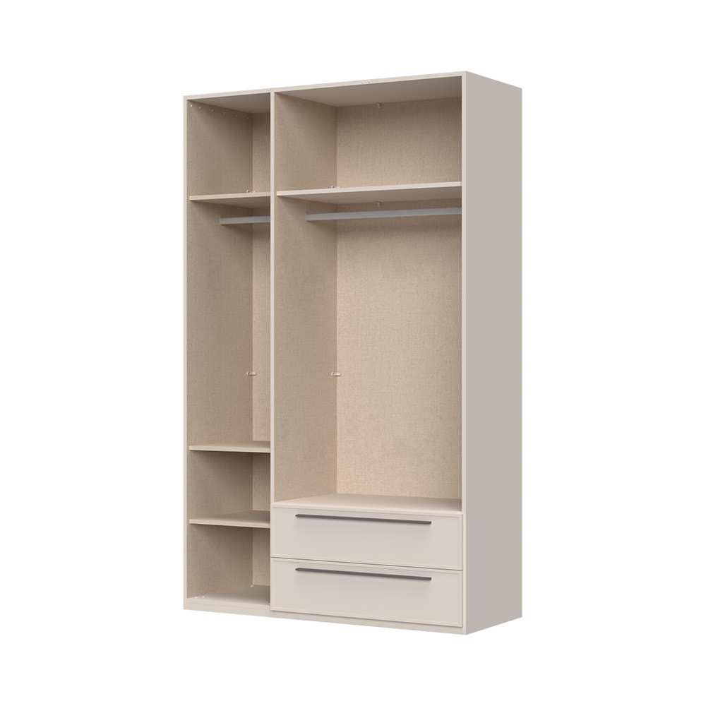 Places of Style Drehtürenschrank »Opera mit oder ohne Kranz inkl. LED-Bel.,B92,137,182 oder 227 cm«, UV lackiert, Soft Close Funktion, Höhenverstellbare Füße