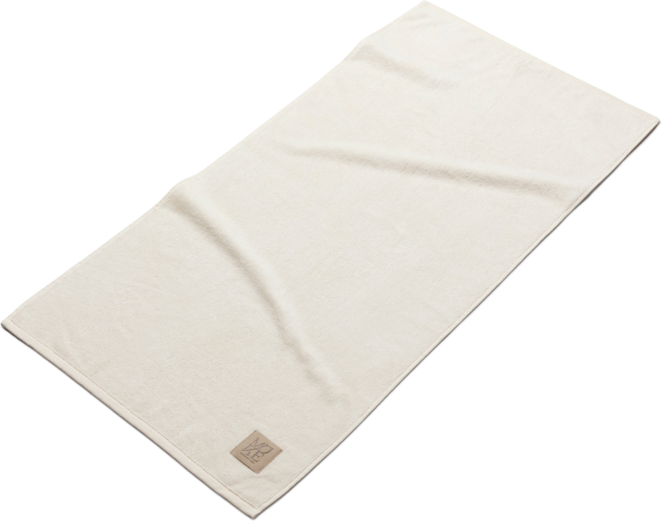 Möve Duschtuch »Soft Silence Uni mit Prägeetikett«