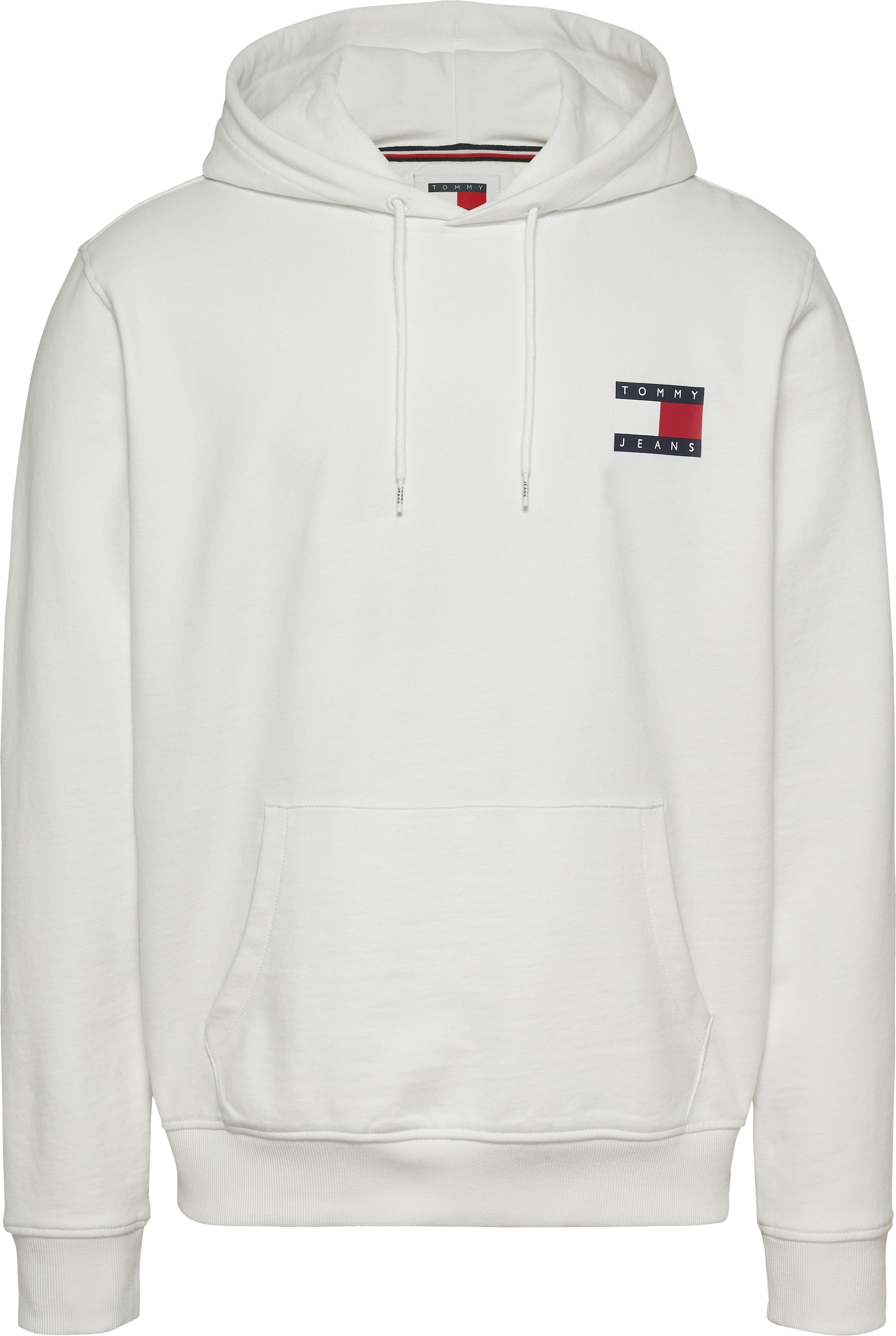 Sweatshirt »TJM REG ESSENTIAL FLAG HOOD EXT«, mit bedruckten Markenlogo auf Brusthöhe