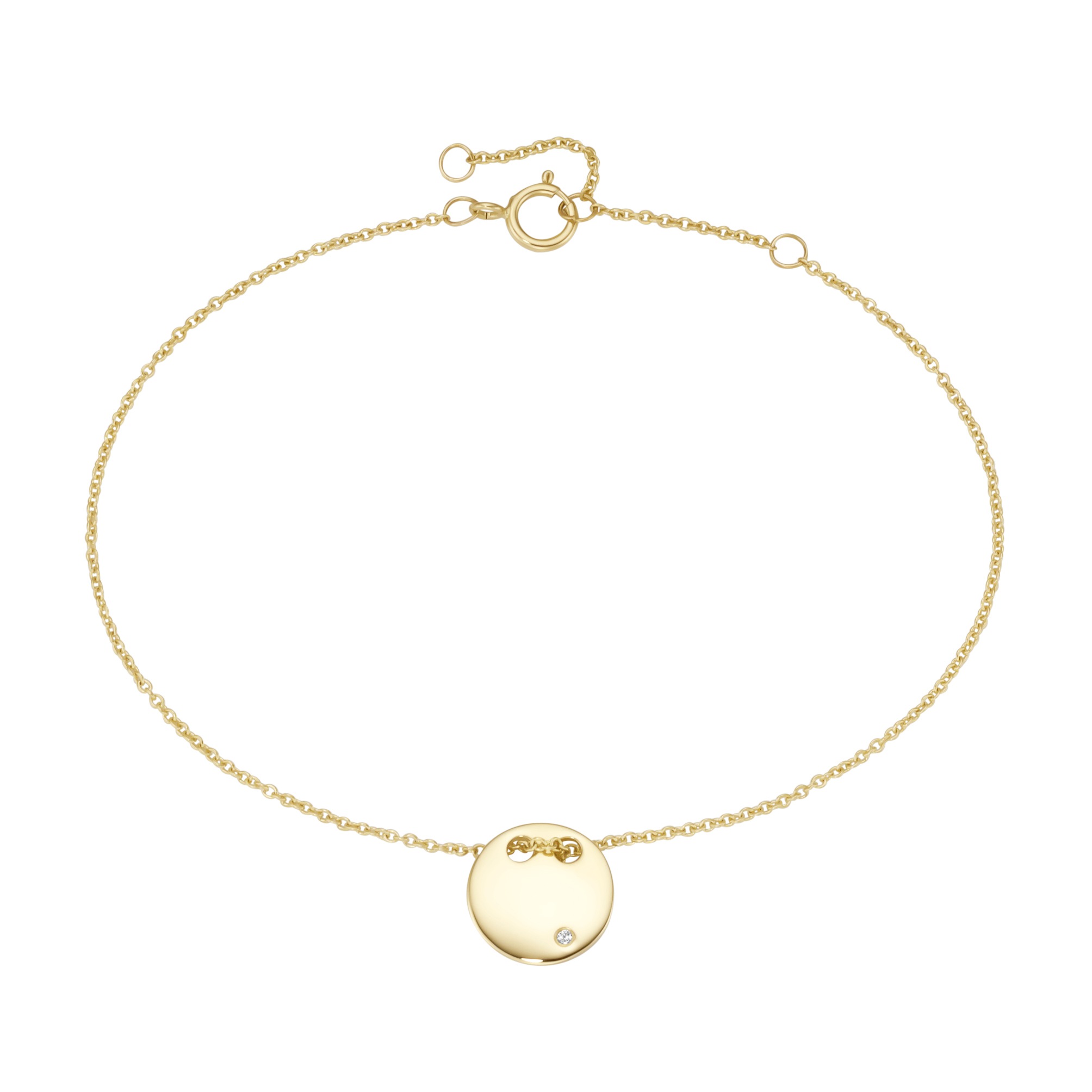 Luigi Merano Аpyrankė »Brillant im Plättchen Gold 5...