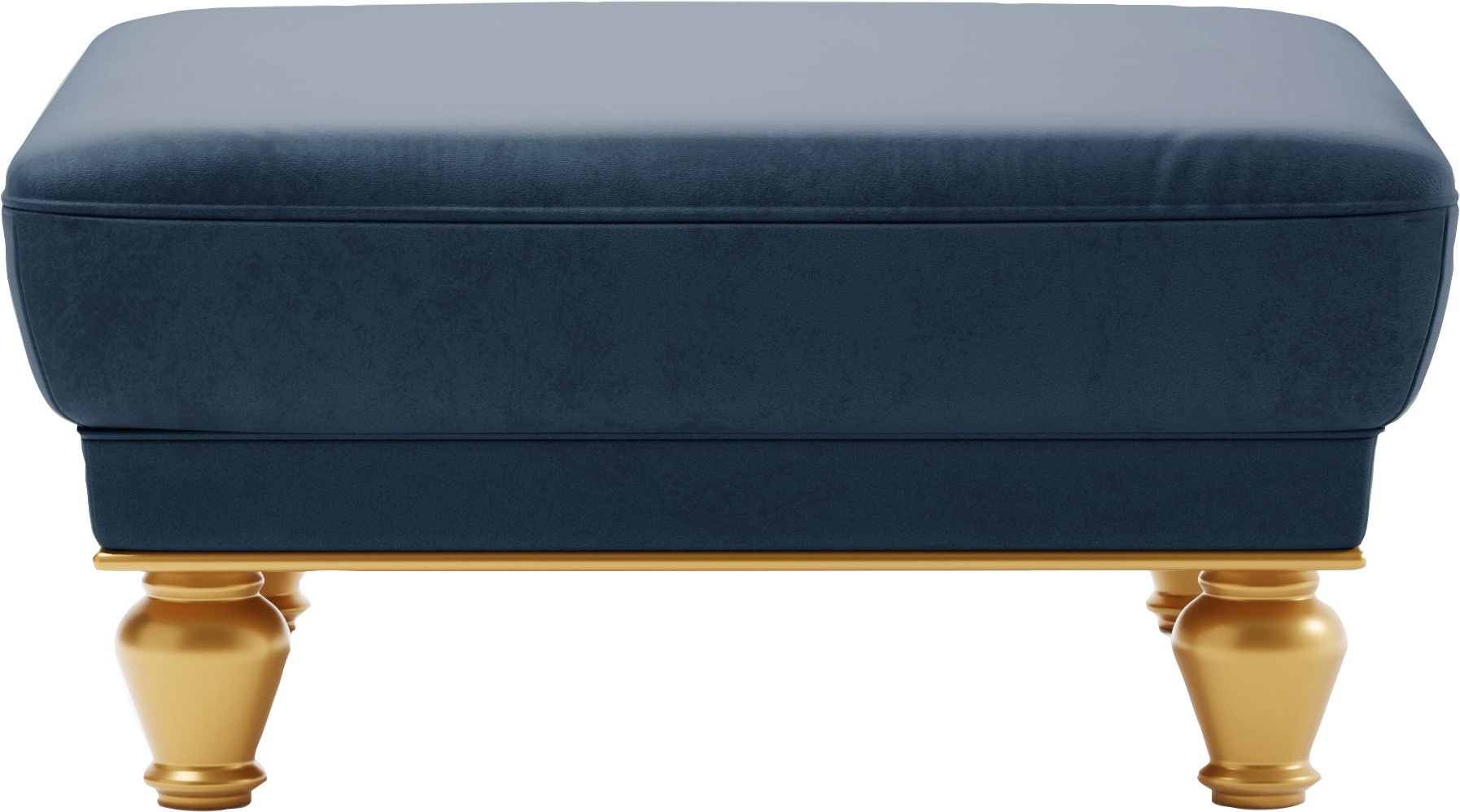 sit&more Polsterhocker »Orient 5«, goldfarbene Füße