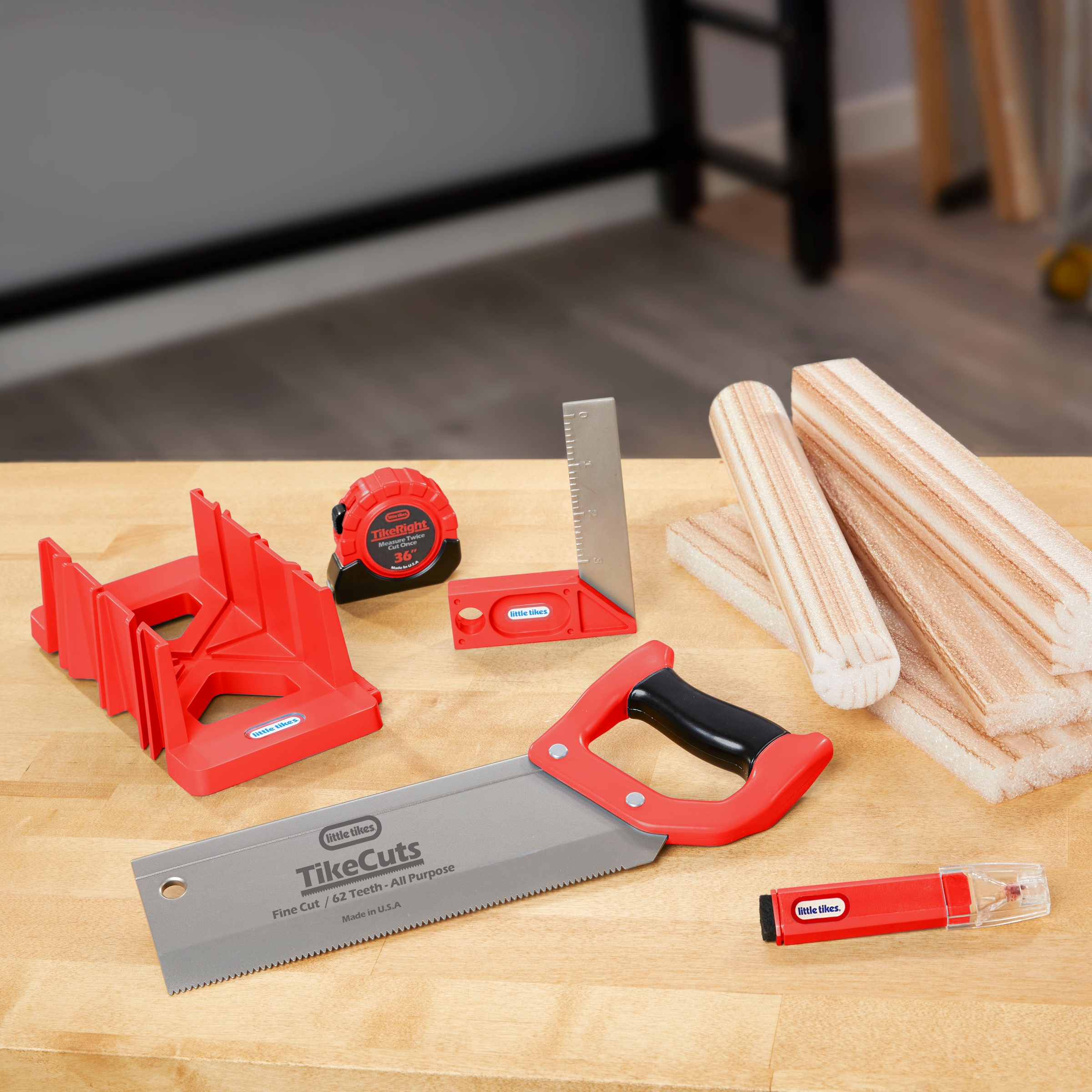Little Tikes® Kinder-Werkzeug-Set »Creative Construction - Mess- und Schneideset«
