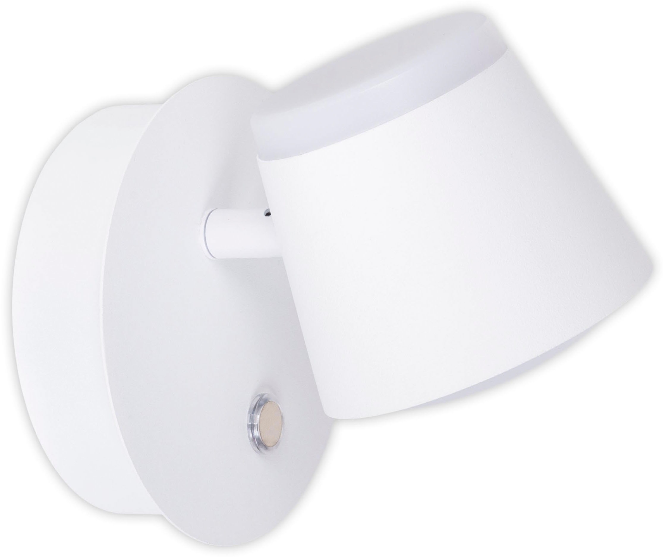 näve LED Wandleuchte »Tondo«, 1 flammig, Leuchtmittel LED-Modul | LED fest integriert, magnetisch, Akku Aufladung per USB-C Kabel, dimmbar per touch, Memory