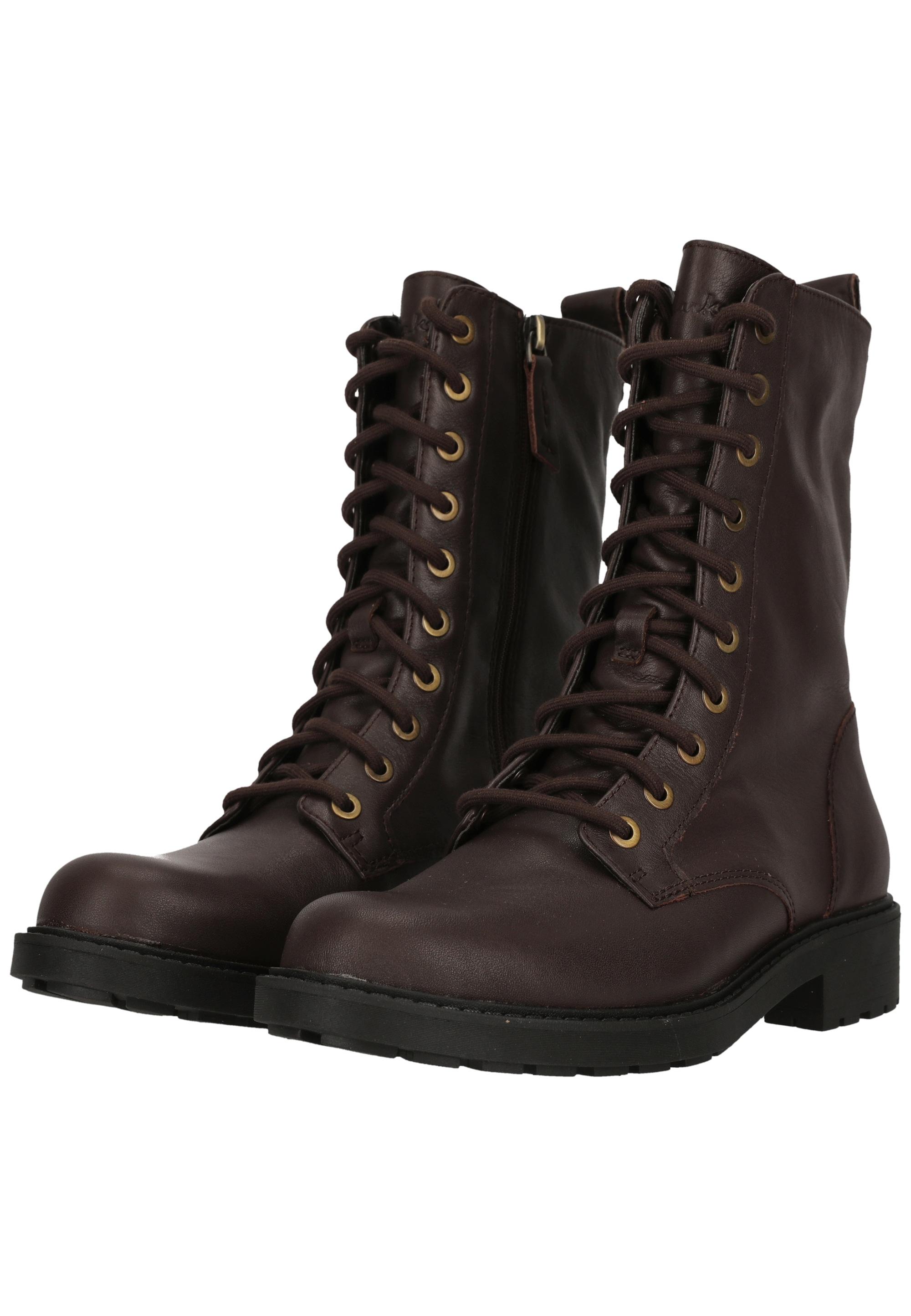 Clarks Stiefel »Orinoco2 Style Dark Brown Lea«  mit klassischer Schnürung