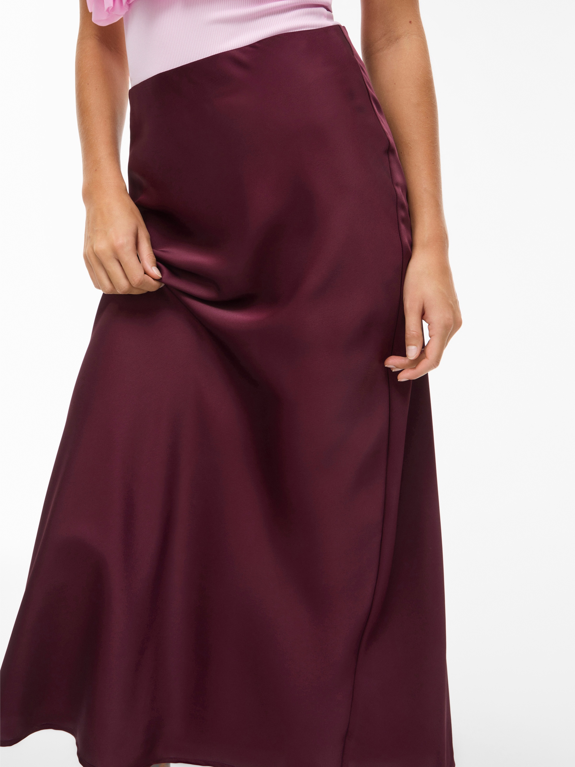 Vila Maxirock "VIELLETTE HW LONG SKIRT - NOOS" günstig online kaufen