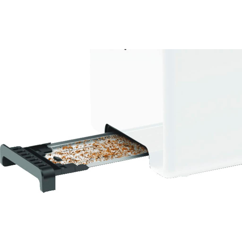 BOSCH Toaster »TAT3P421DE DesignLine«, 2 kurze Schlitze, für 2 Scheiben, 970 W