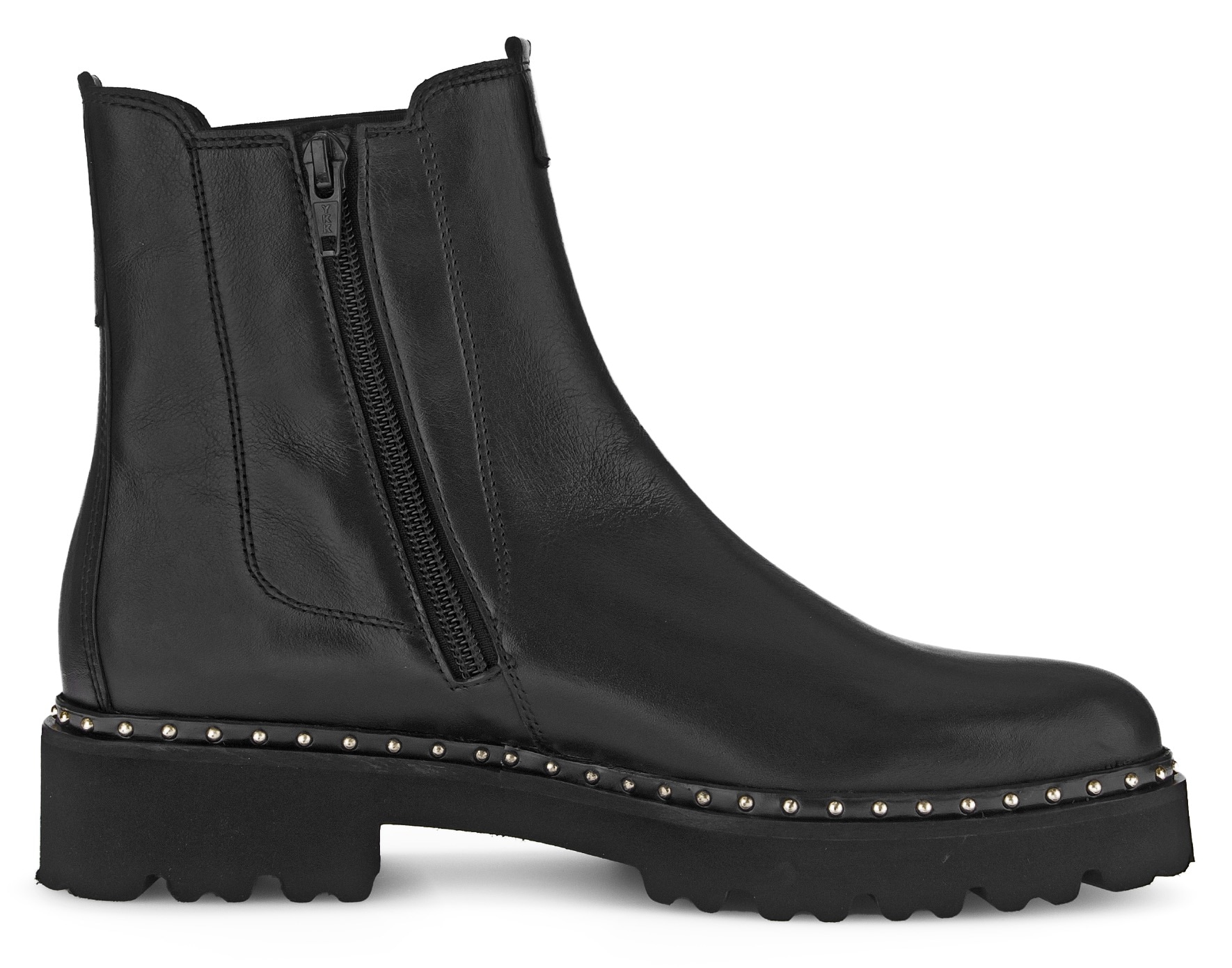 Gabor Chelseaboots, Blockabsatz, Stiefelette, Boots, Reißverschluss und Stretcheinsatz