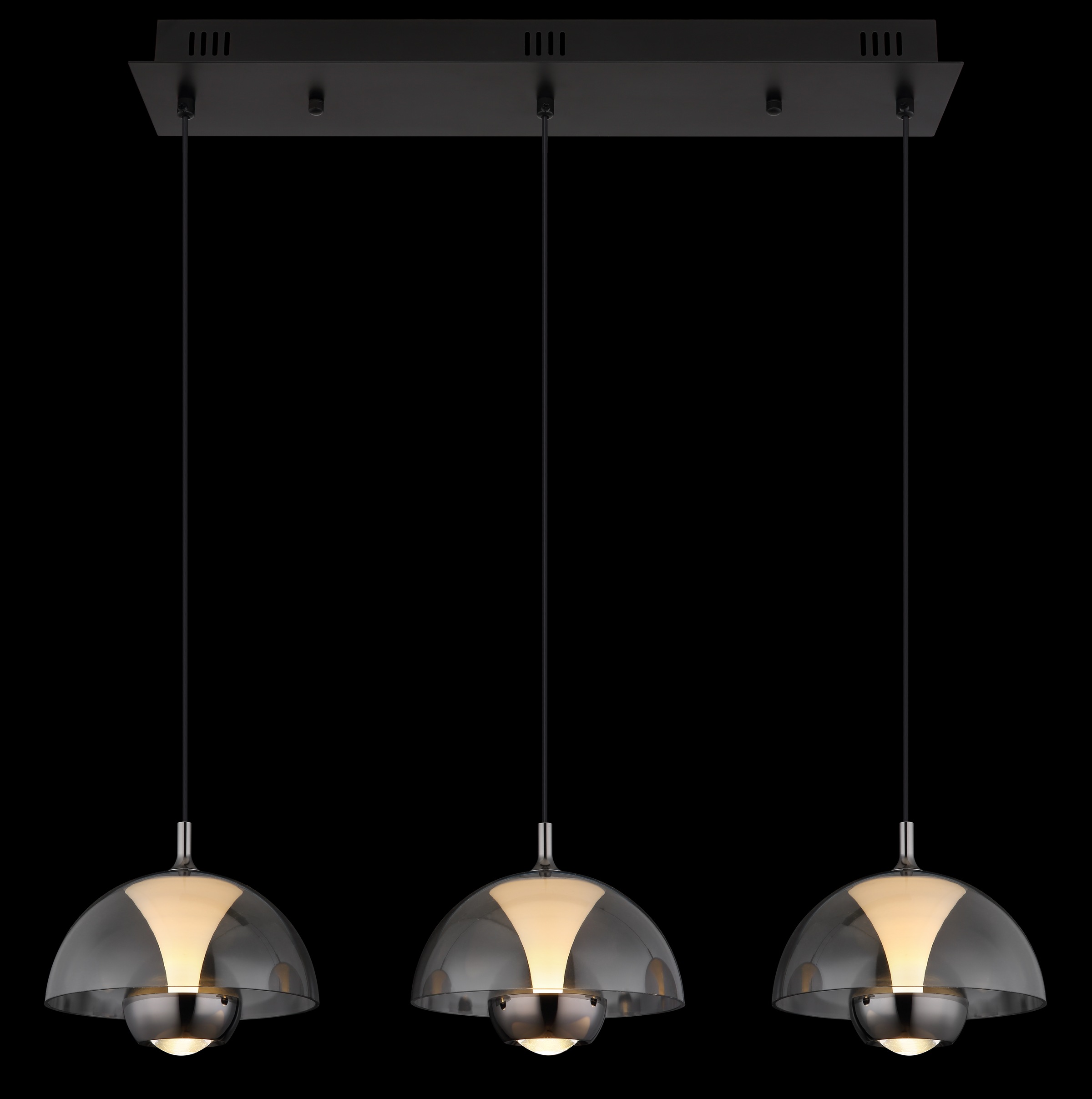 GLOBO LIGHTING LED Pendelleuchte »ARUS«, Leuchtmittel LED-Modul | LED fest integriert, Hängelampe/Hängeleuchte/Wohnzimmer/Esstisch/elegant