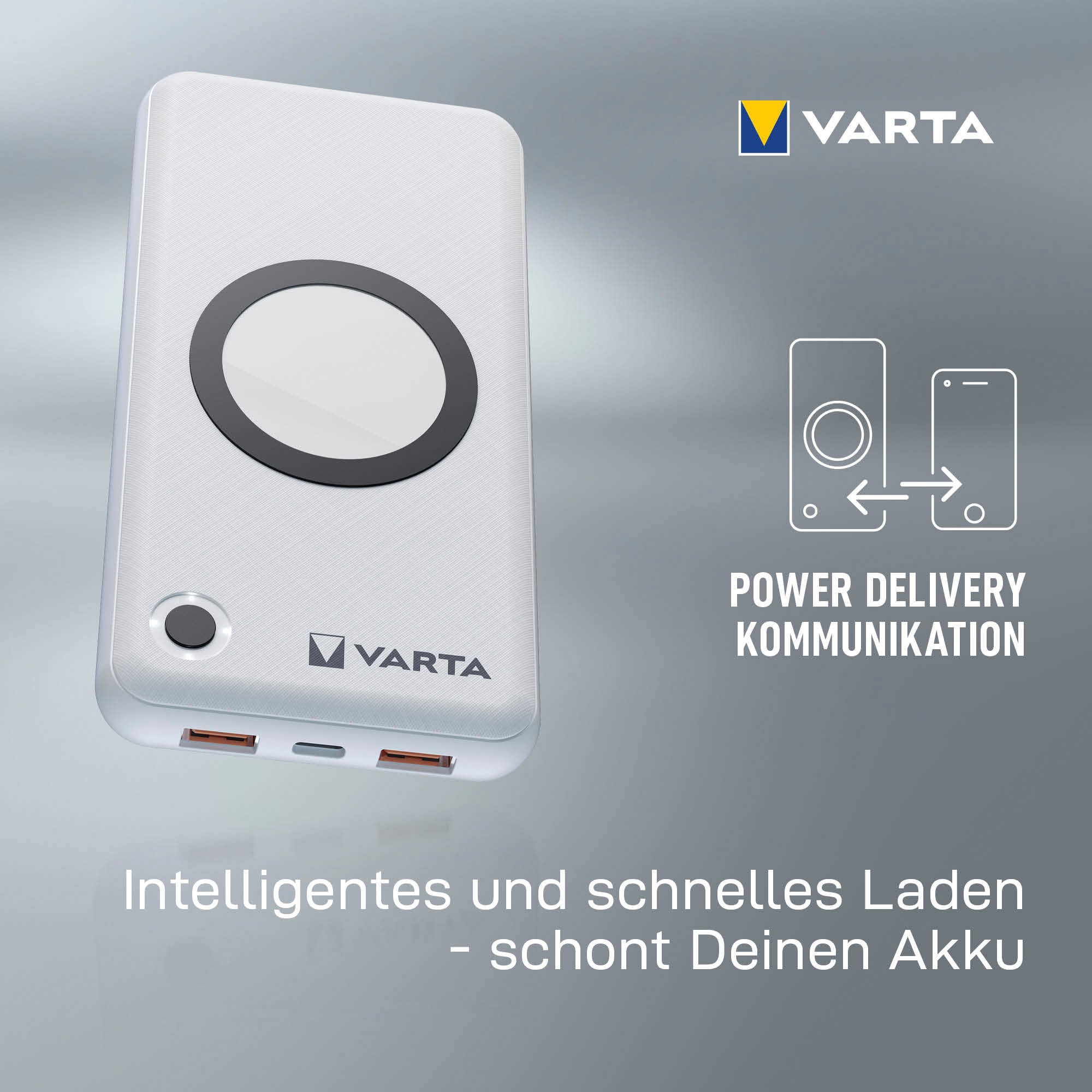 VARTA Batterie-Ladegerät »Wireless Power Bank 15.000«