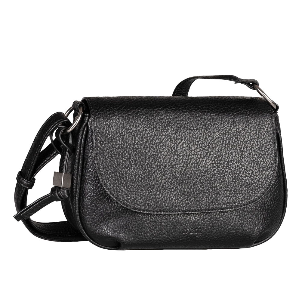 Gabor Schultertasche "Rosina" lässiger Look mit softem Material und markantem Metalldetail am Zipper