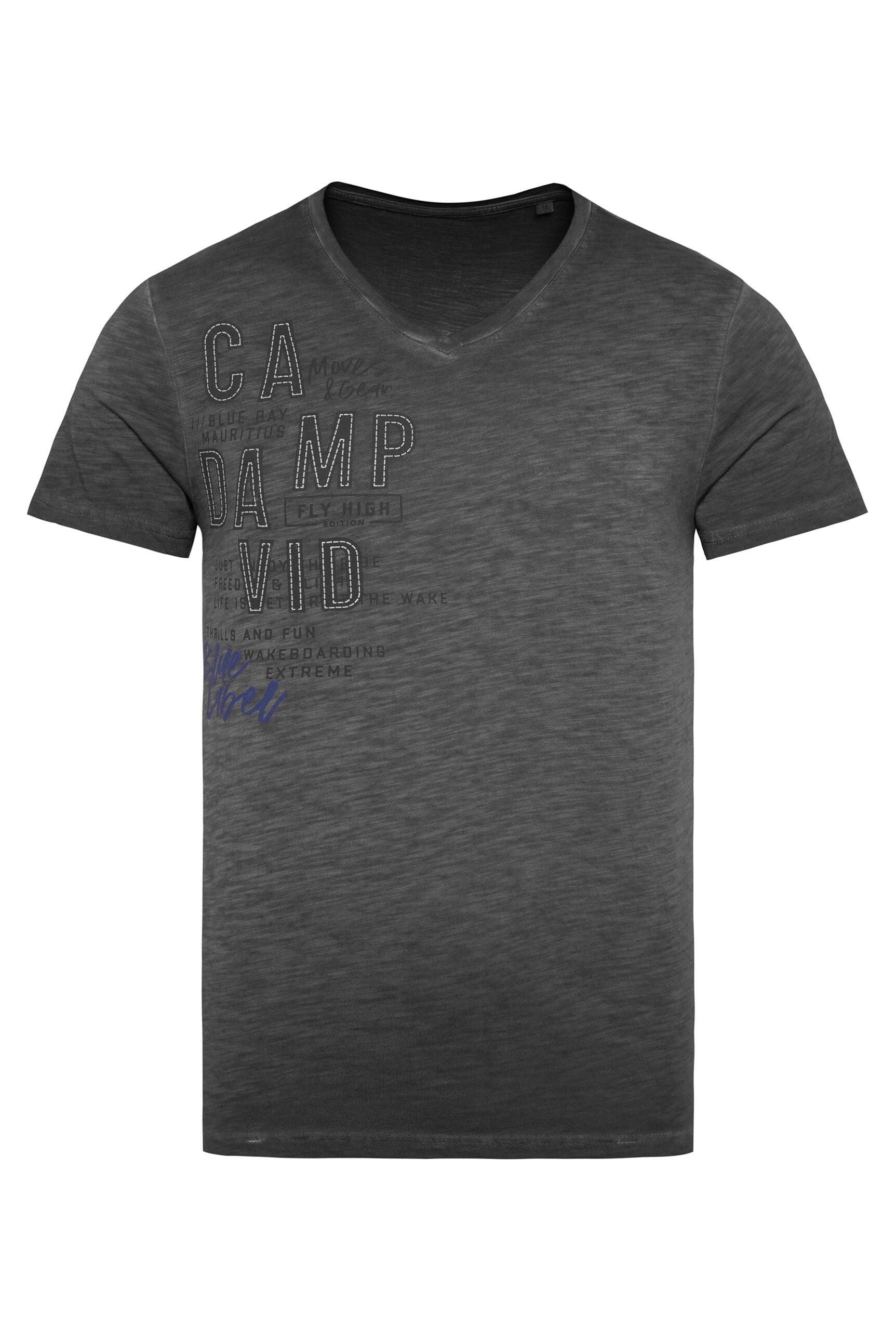 CAMP DAVID V-Shirt, aus Baumwolle