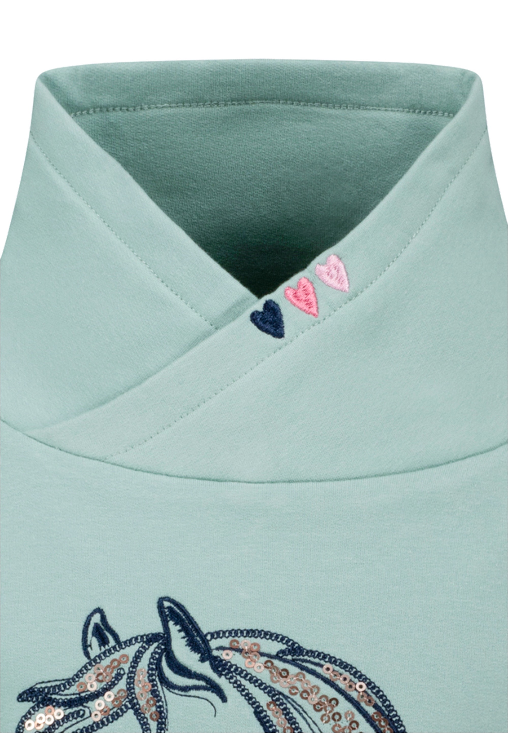 SALT AND PEPPER Kapuzensweatshirt »Star Stable«, mit gesticktem Pferdemotiv und Pailletten
