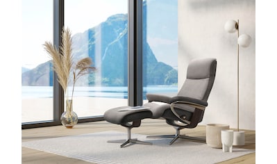 Relaxsessel »View«, (Set, Relaxsessel mit Hocker), mit Hocker, mit Cross Base, Größe...