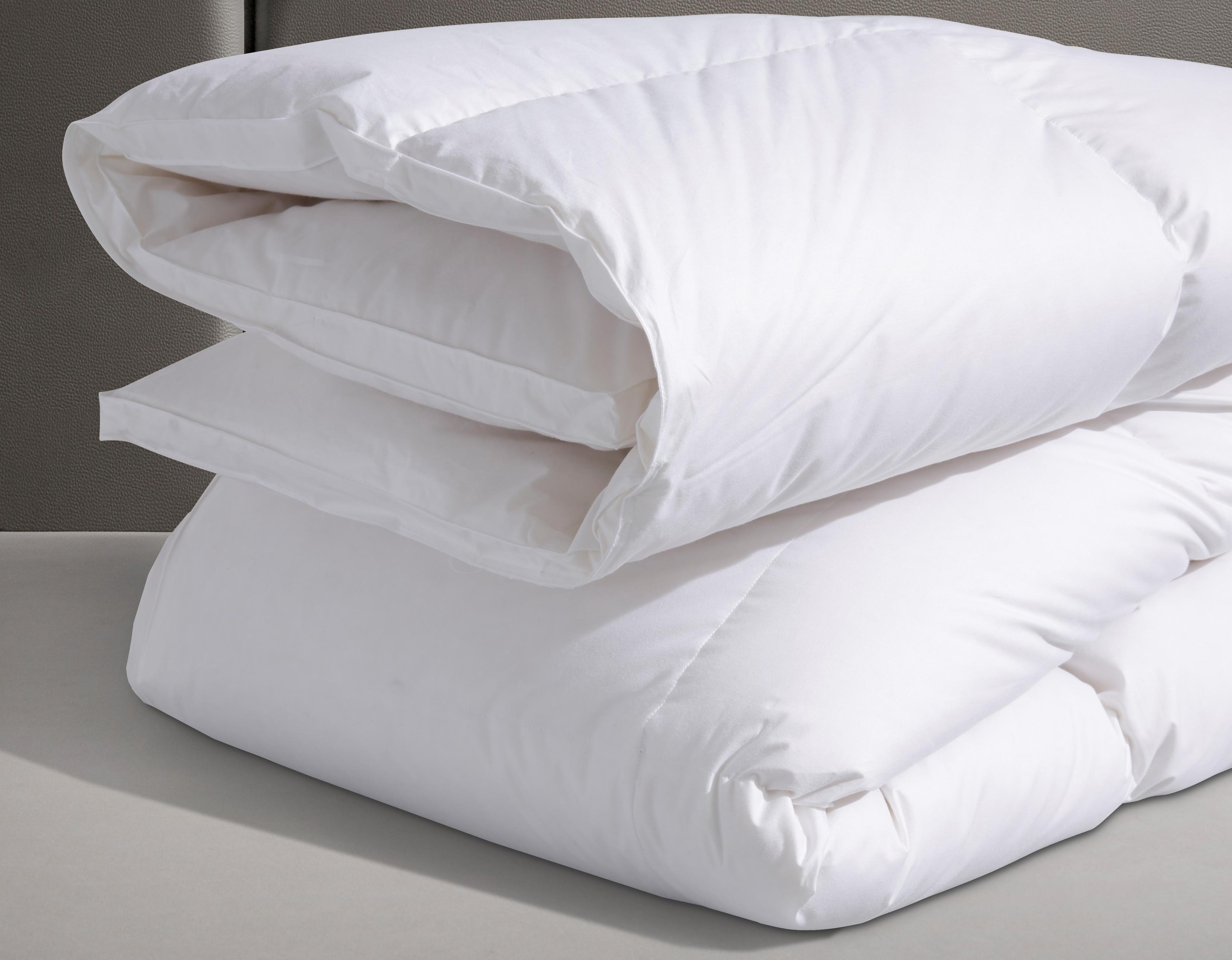 Haeussling Daunenbettdecke + Kopfkissen »Swiss Royal«, (Spar-Set), Bettdecken-Set mit Kopfkissen, 135x200 oder 155x220 cm, Sommer, Winter