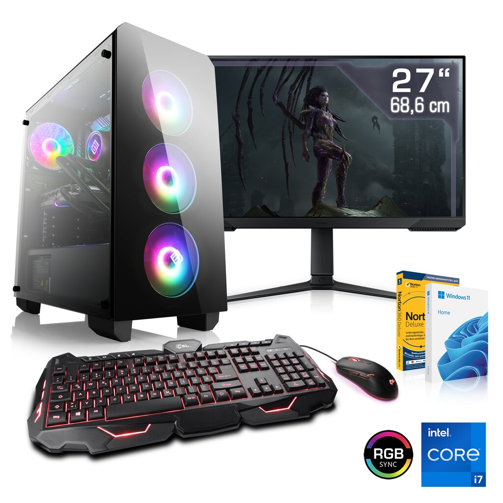 CSL Gaming-PC-Komplettsystem »RGB Gaming Edition L7511«