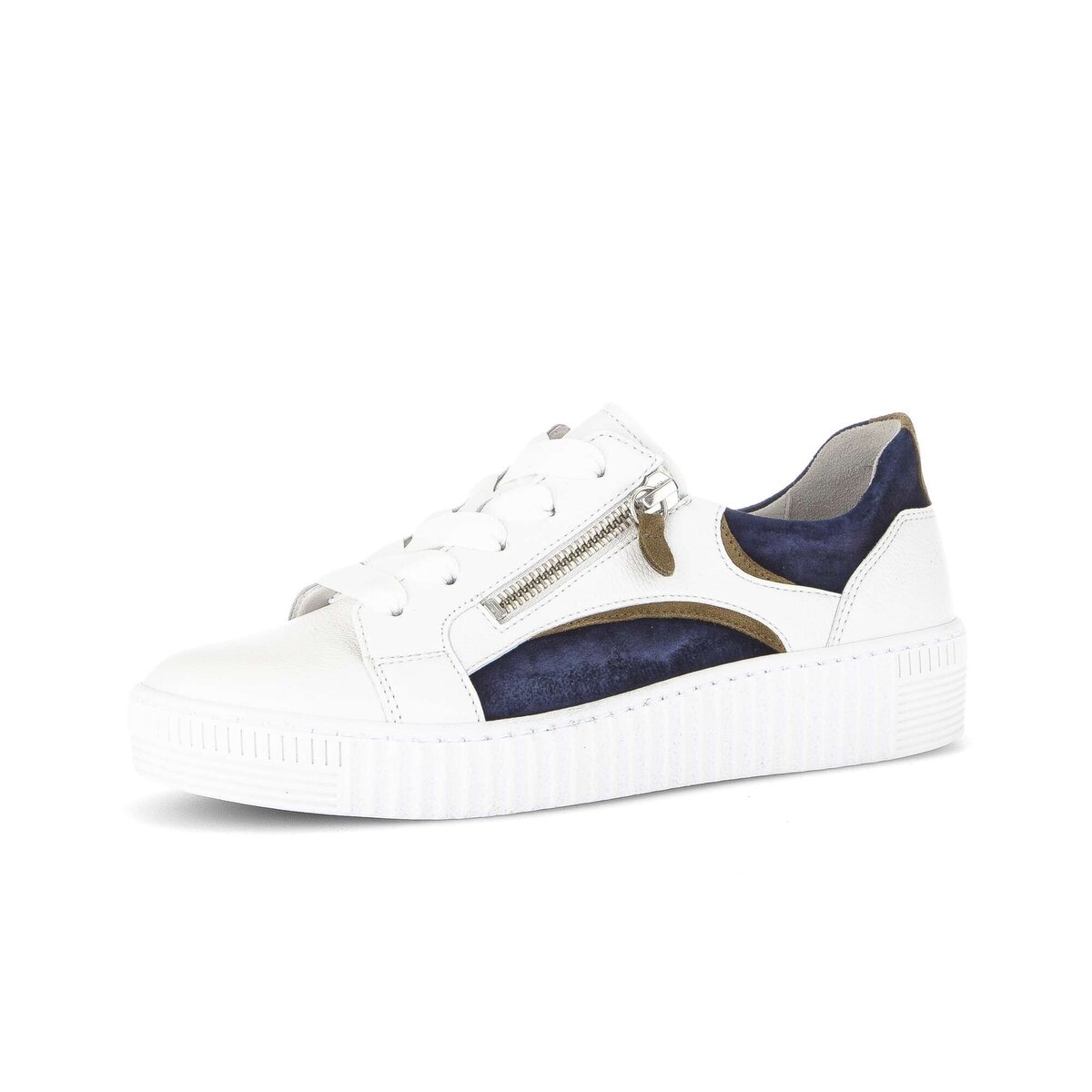 Gabor Sneaker "Sneaker low Materialmix Leder" günstig online kaufen