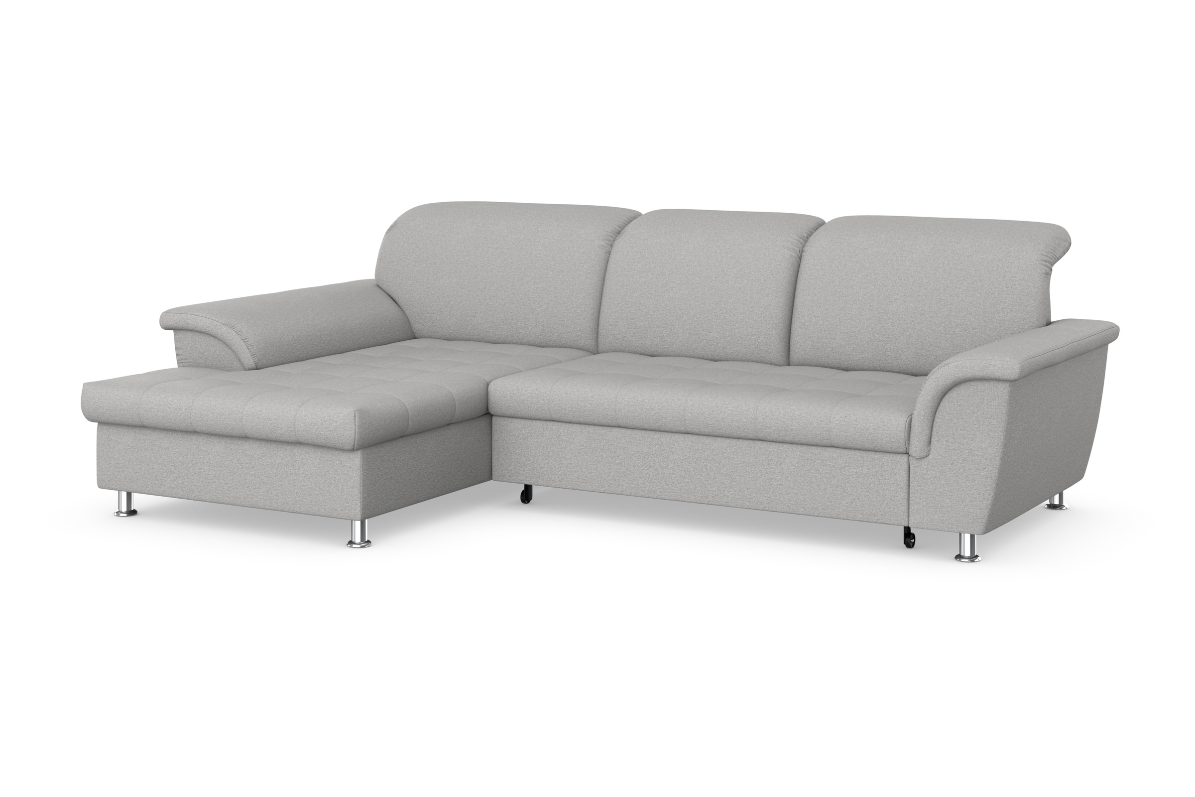 DOMO COLLECTION Franzi Corner Sofa Silver 7