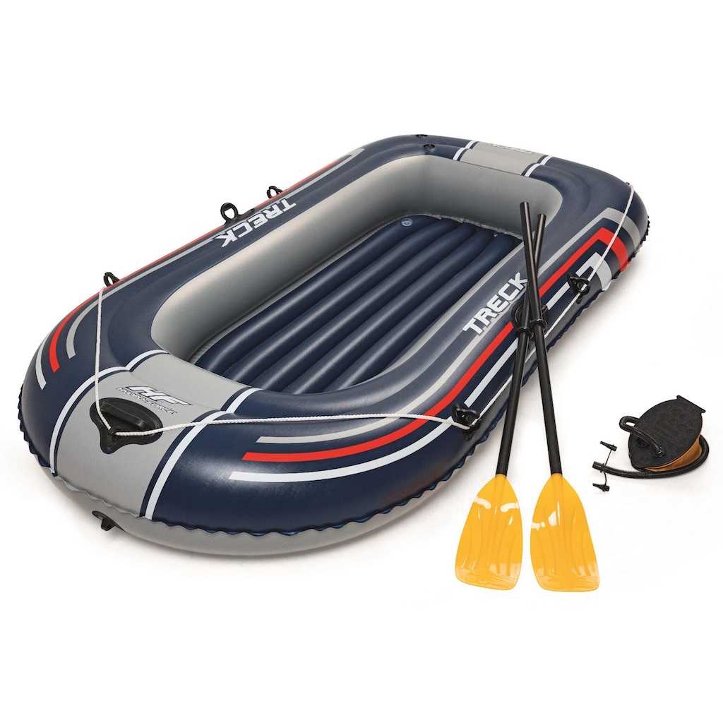 Bestway Schlauchboot »Hydro-Force Schlauchboot-Set Treck X1«, (mit 2 Paddeln und Luftpumpe)