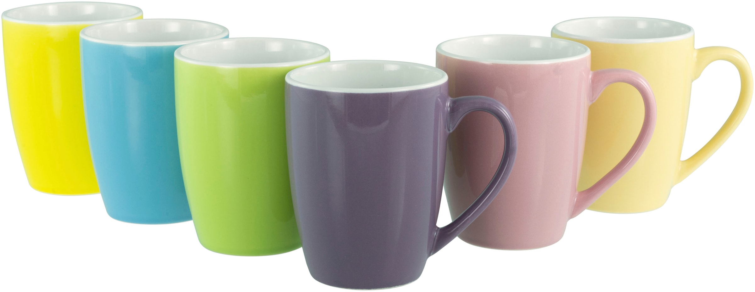 CreaTable Becher "Universal Fresh Bicolor, Becher 35 cl, 6-tlg." Frische Fa günstig online kaufen