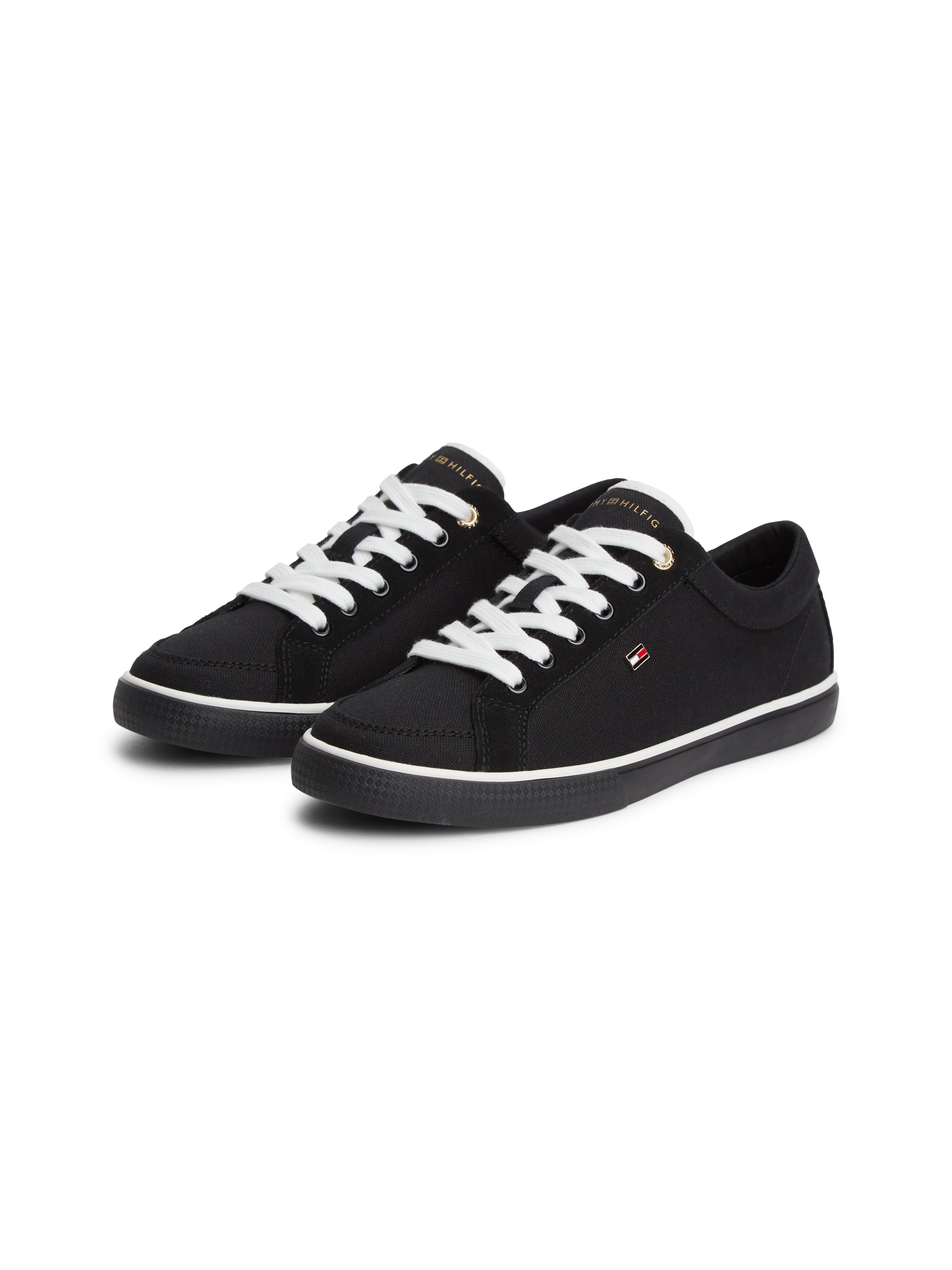 Tommy Hilfiger Sneaker "TH LOW VULC" Freizeitschuh, Schnürschuh mit Logoschriftzug an der Schuhzunge